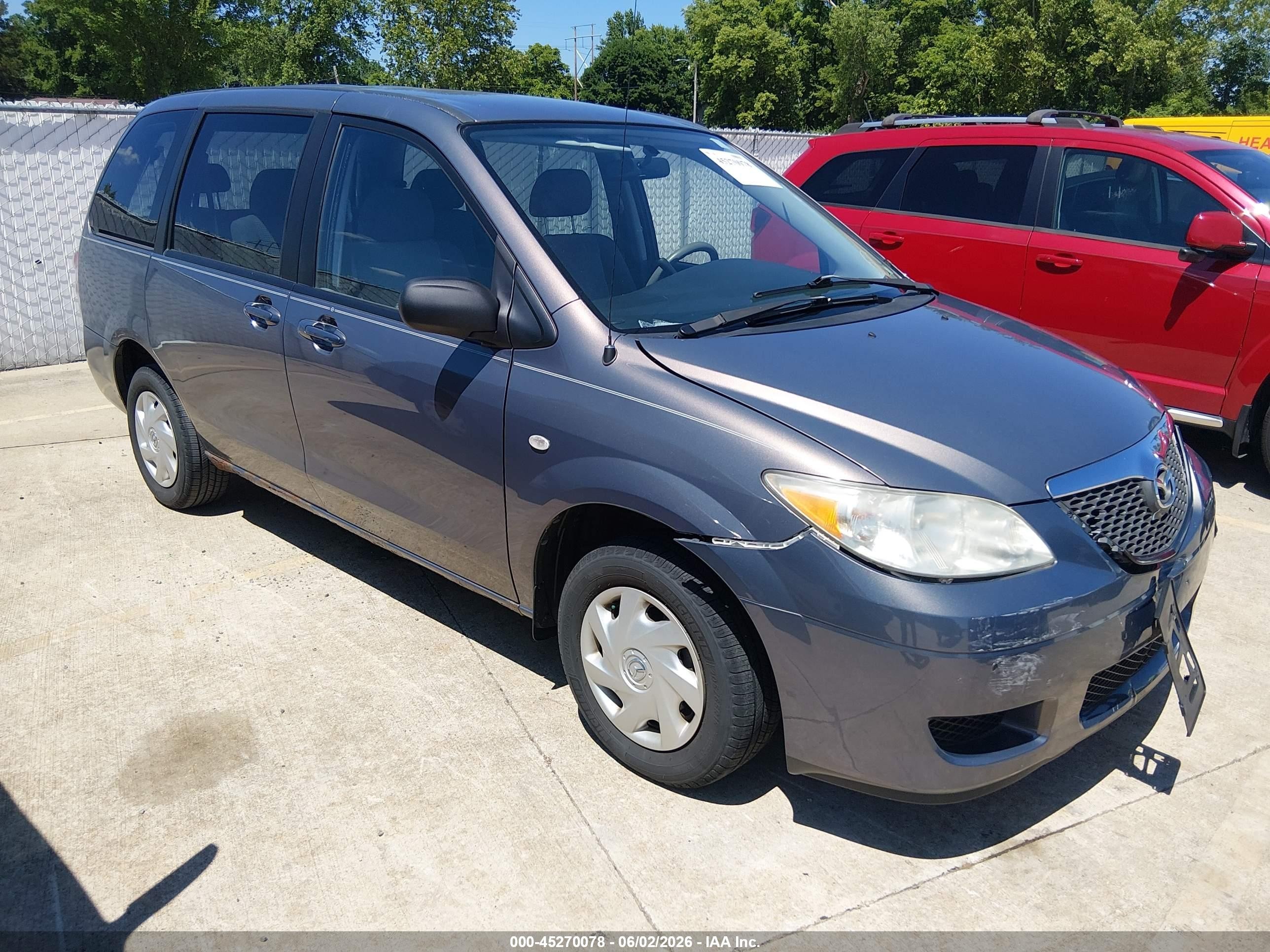 2006 Mazda Mpv Lx-sv Gray vin: JM3LW28A560562089