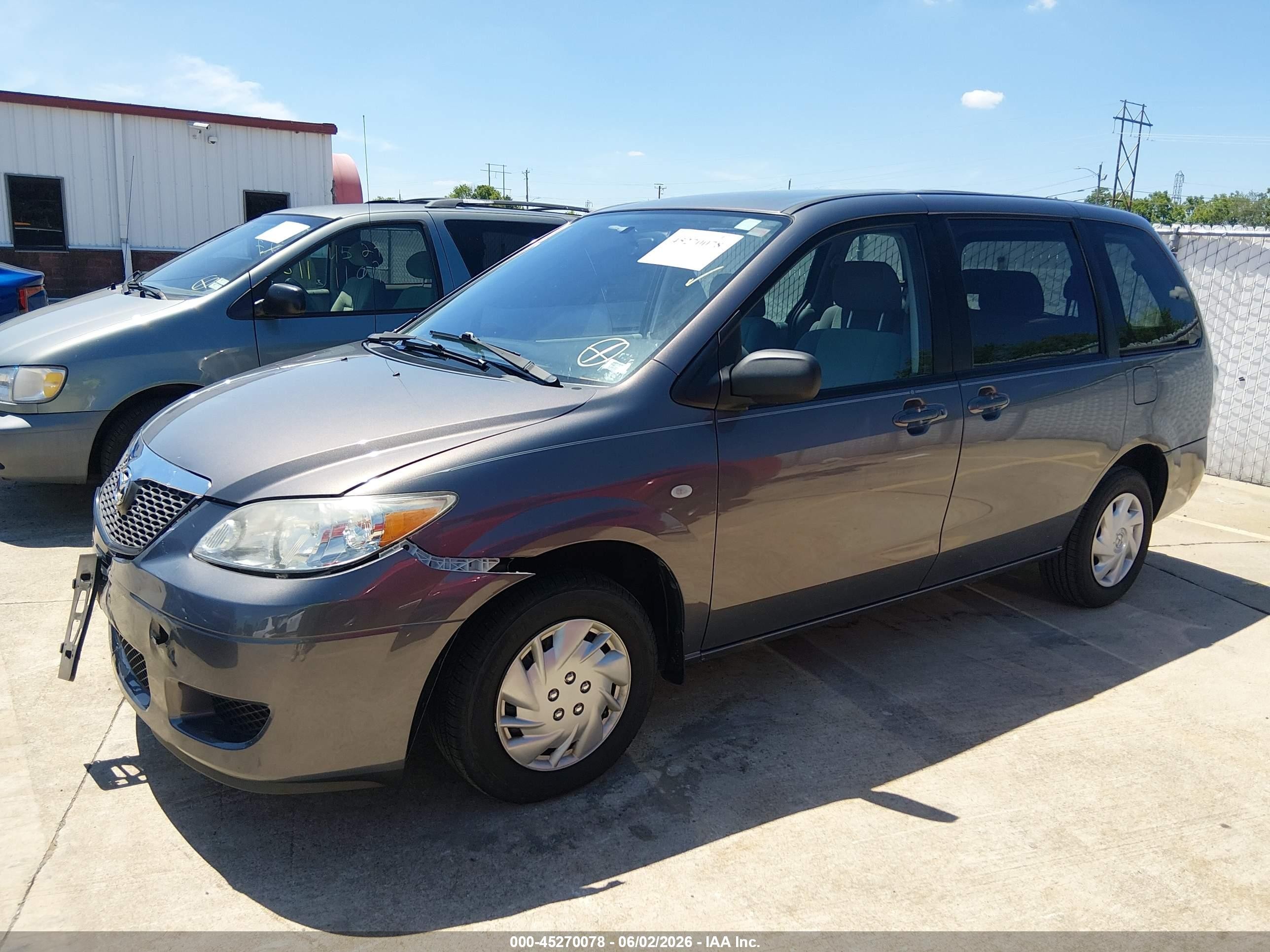 2006 Mazda Mpv Lx-sv Gray vin: JM3LW28A560562089