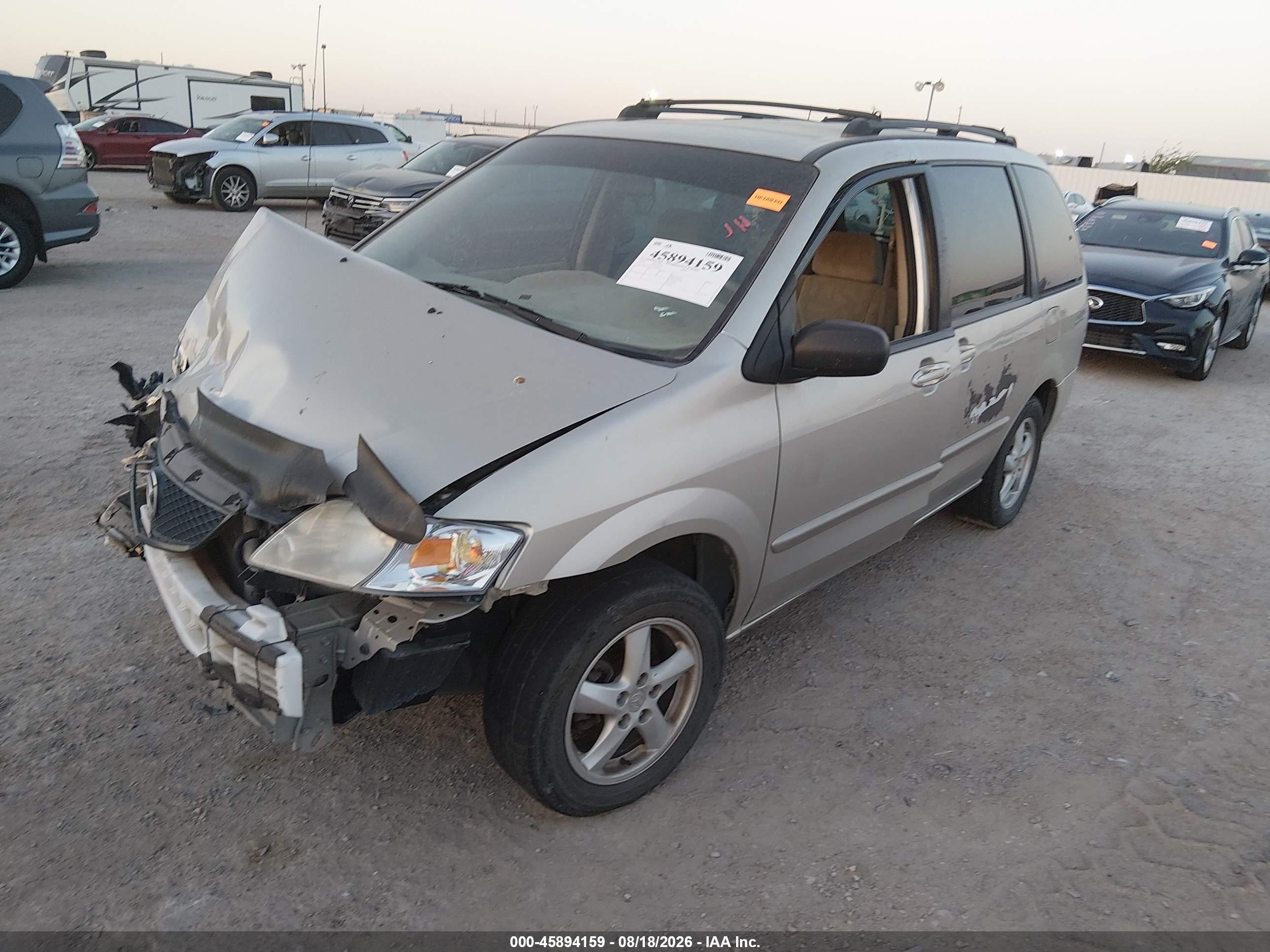 2003 Mazda Mpv Es/lx/lx-sv Tan vin: JM3LW28A630338342