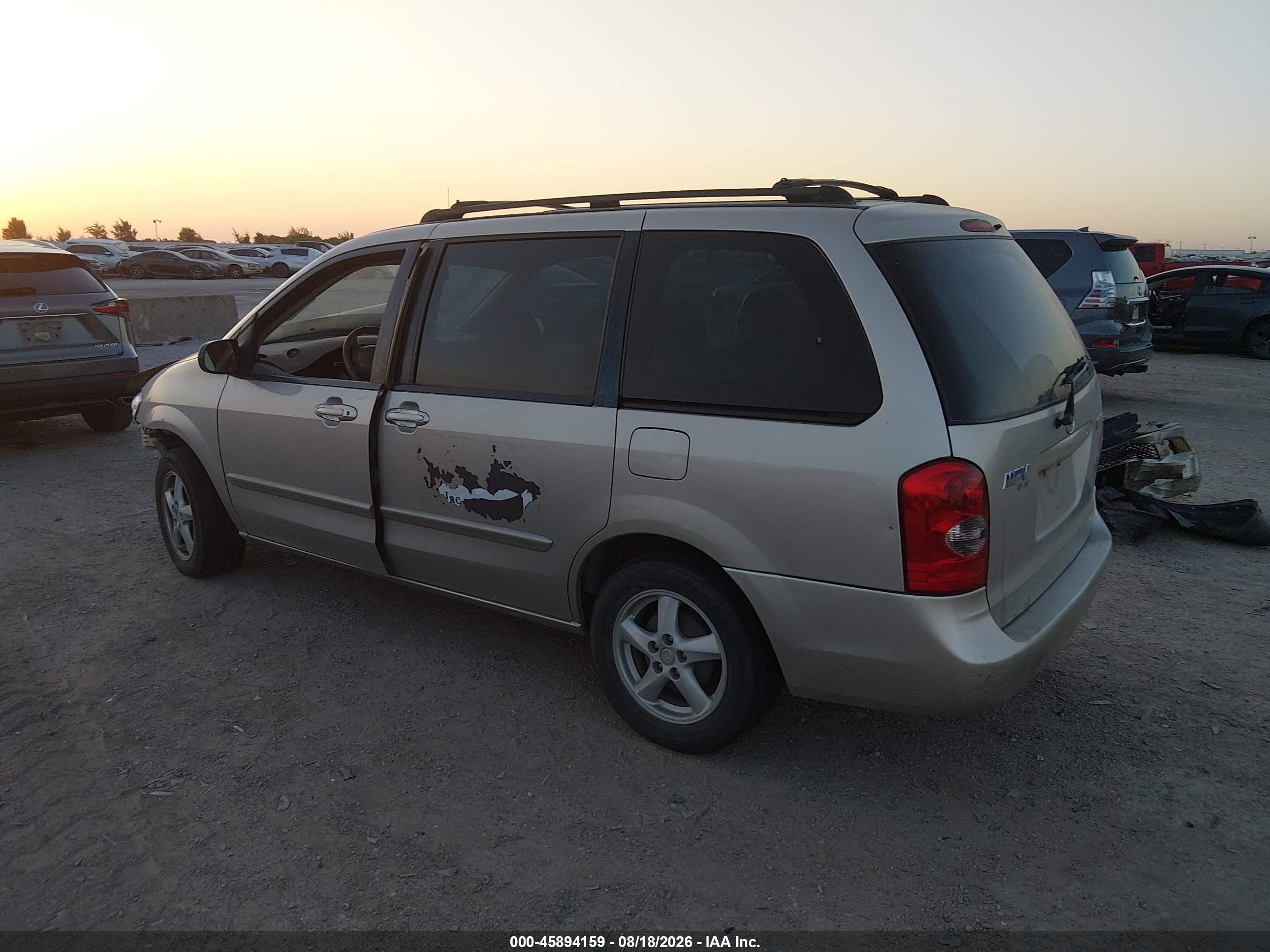 2003 Mazda Mpv Es/lx/lx-sv Tan vin: JM3LW28A630338342