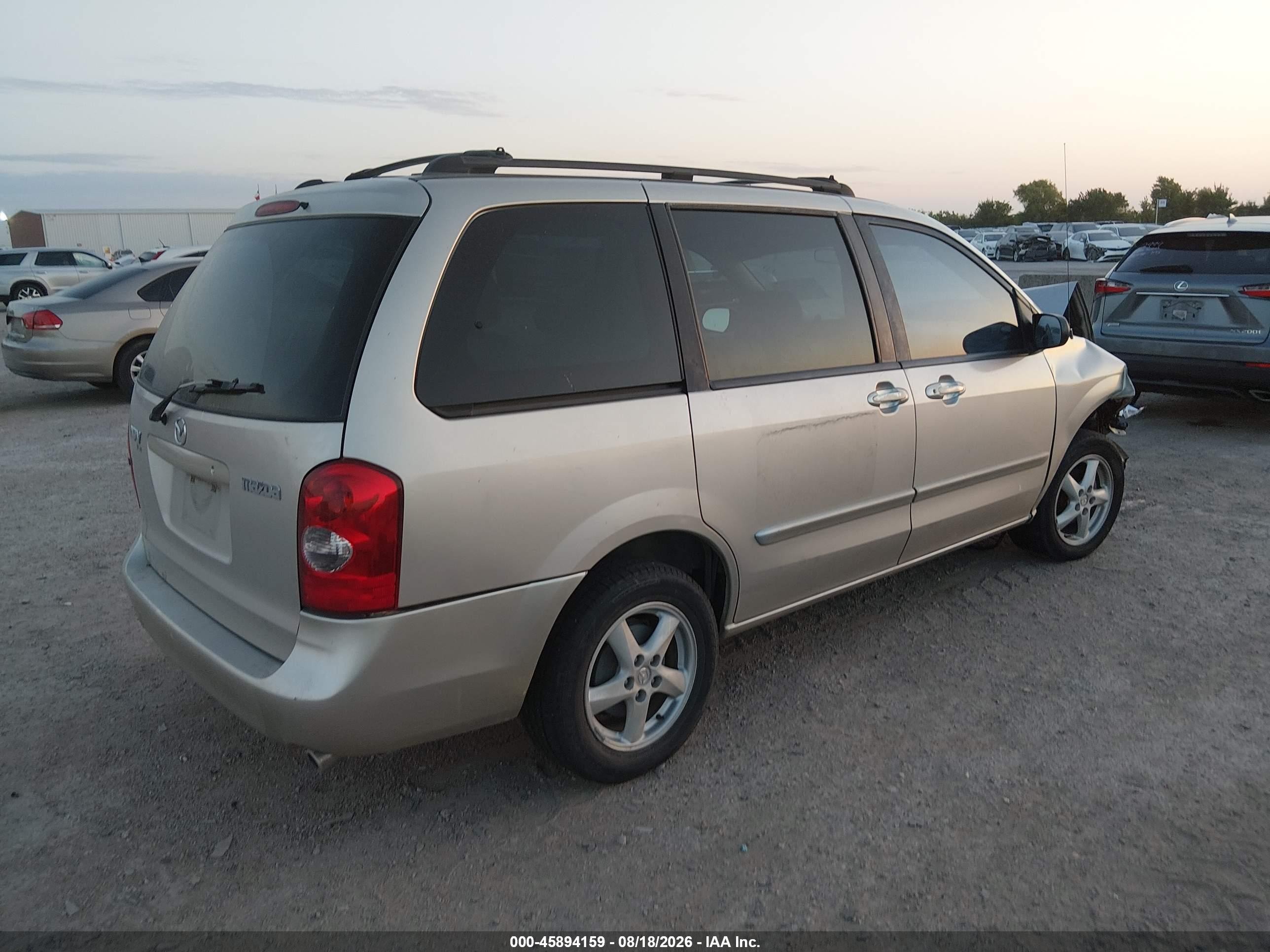 2003 Mazda Mpv Es/lx/lx-sv Tan vin: JM3LW28A630338342