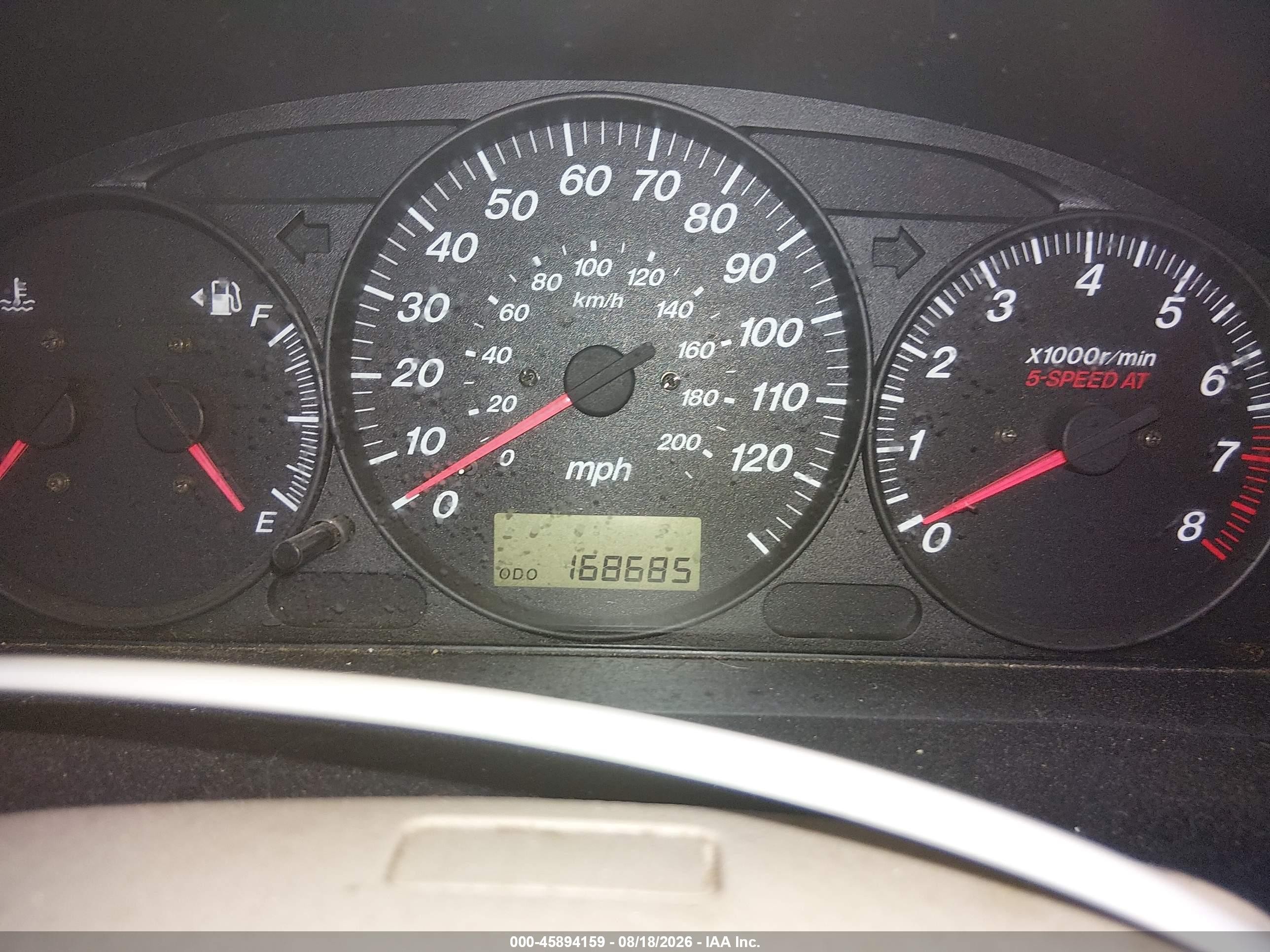 2003 Mazda Mpv Es/lx/lx-sv Tan vin: JM3LW28A630338342