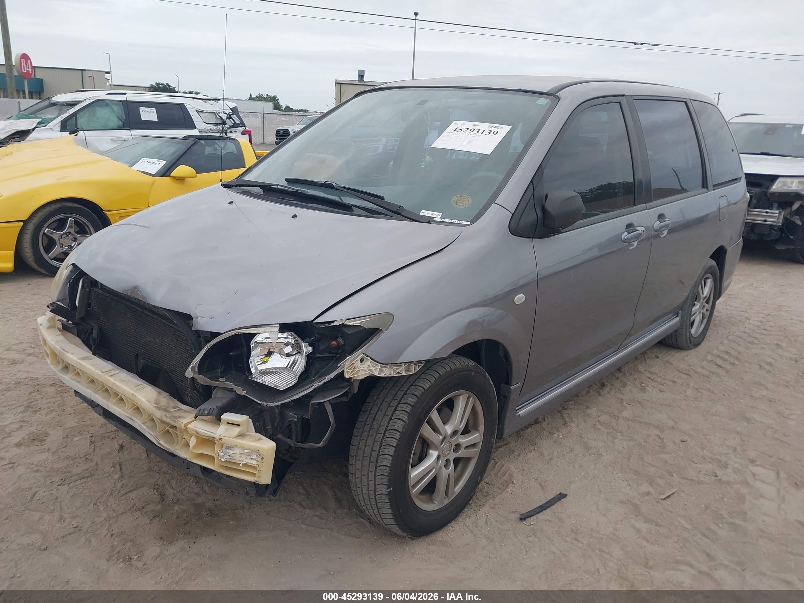 2004 Mazda Mpv Lx Gray vin: JM3LW28A640513562