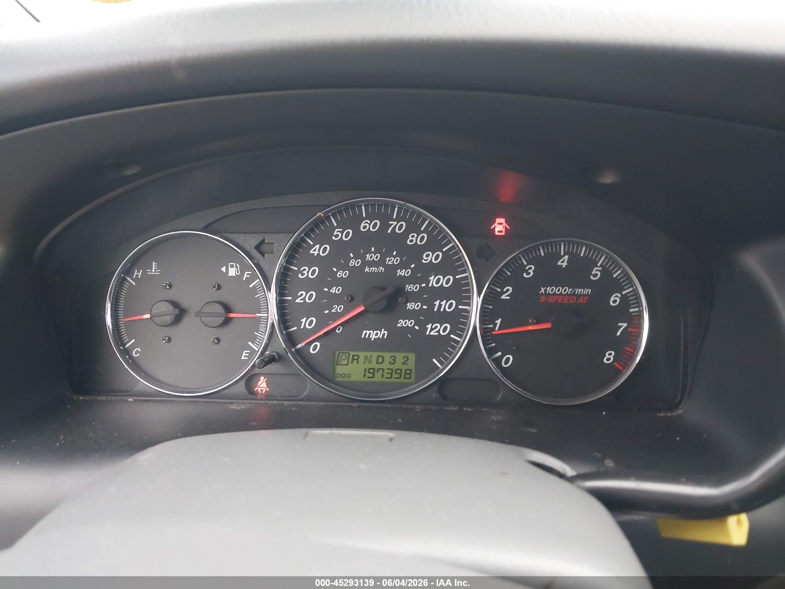 2004 Mazda Mpv Lx Gray vin: JM3LW28A640513562