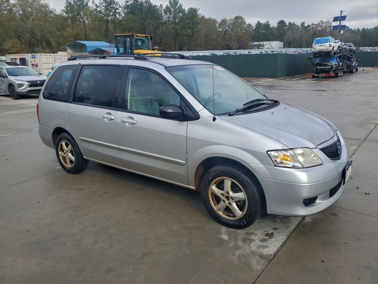 2003 Mazda Mpv Wagon Silver vin: JM3LW28A730336910