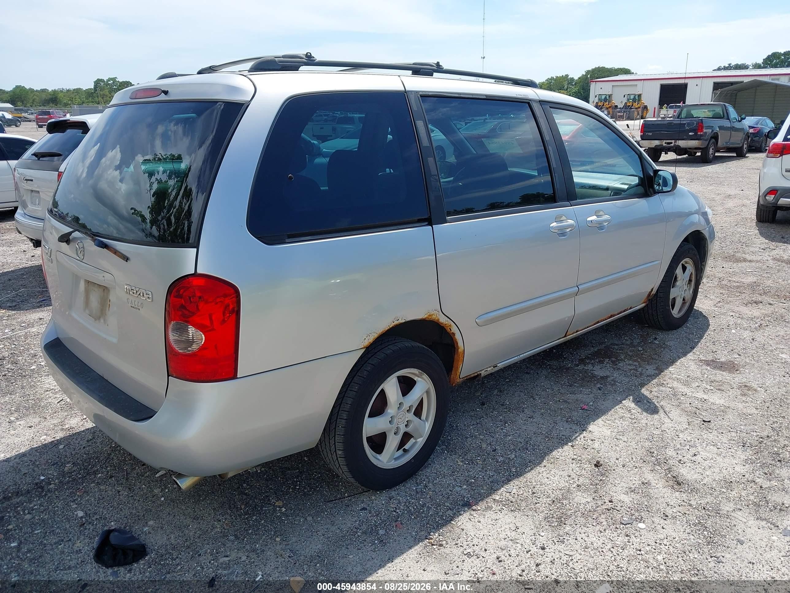 2003 Mazda Mpv Es/lx/lx-sv Silver vin: JM3LW28A730366893