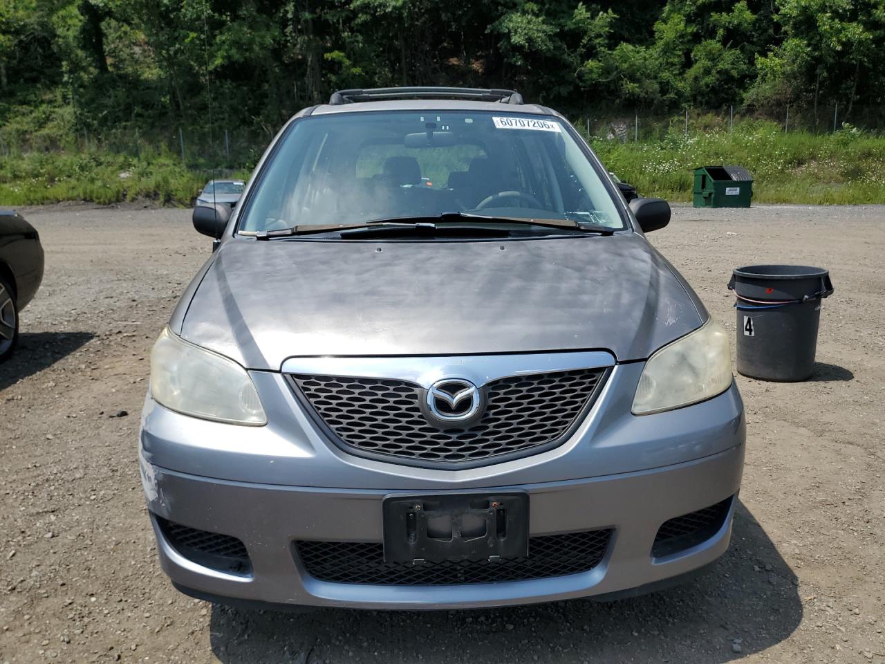 2005 Mazda Mpv Wagon Gray vin: JM3LW28A750554512
