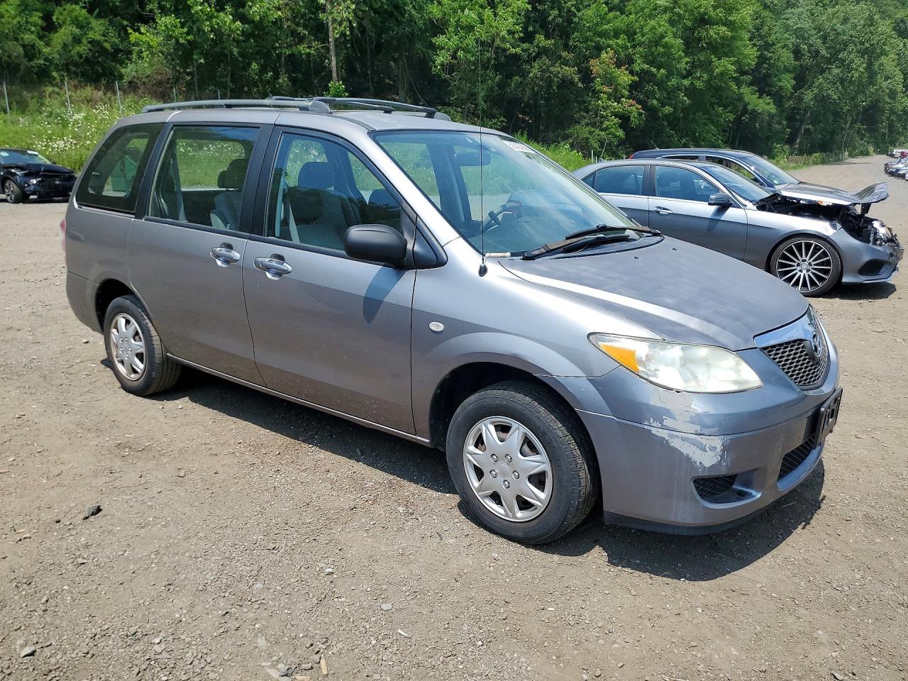 2005 Mazda Mpv Wagon Gray vin: JM3LW28A750554512