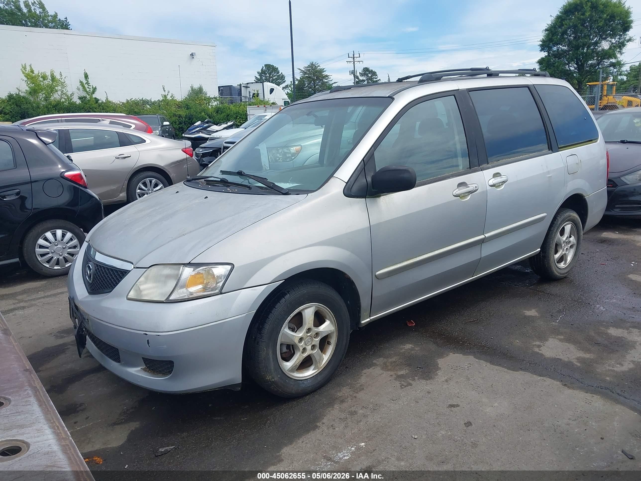 2002 Mazda Mpv Es/lx Silver vin: JM3LW28A920332100