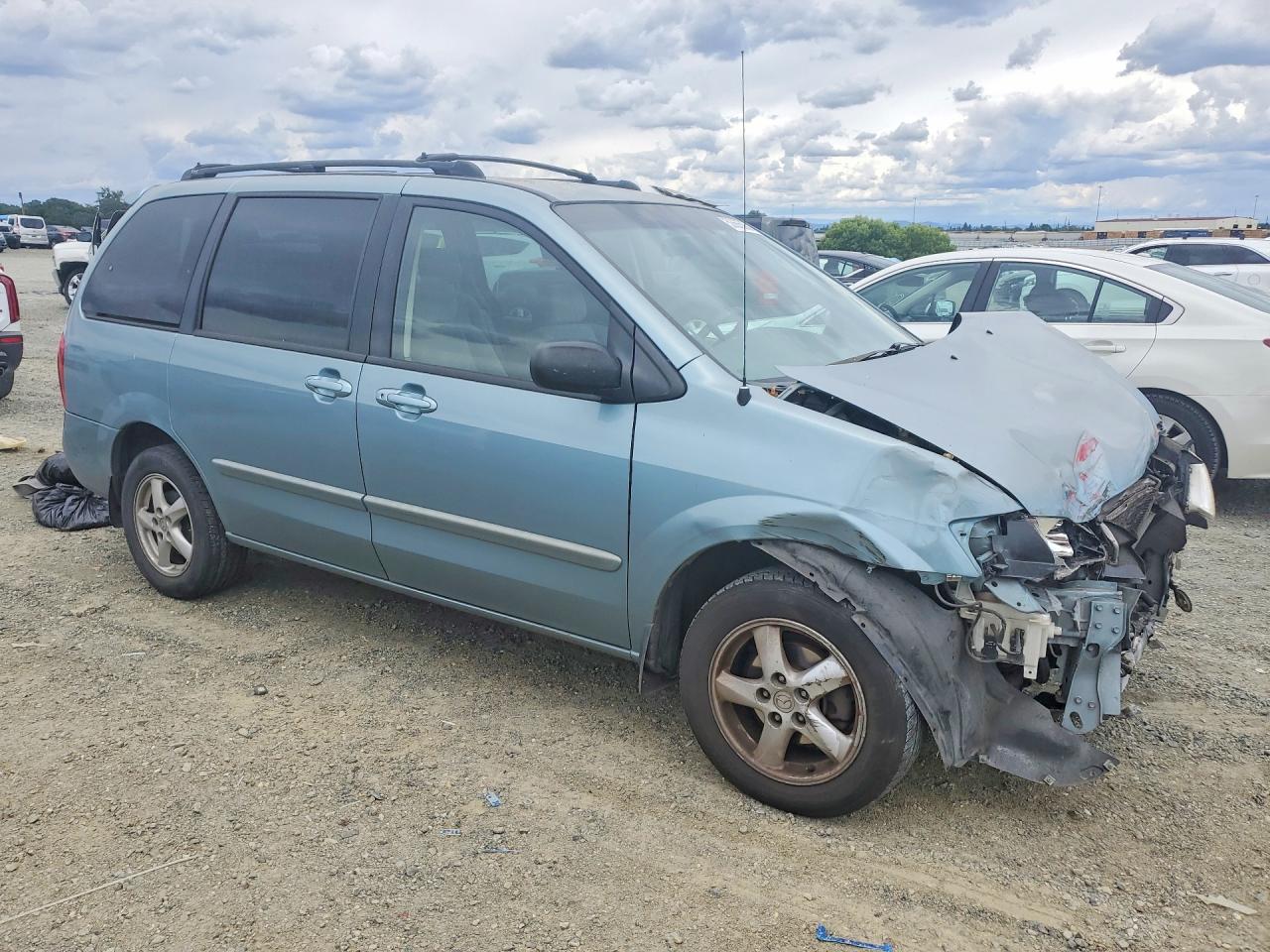 2003 Mazda Mpv Wagon Blue vin: JM3LW28A930338724
