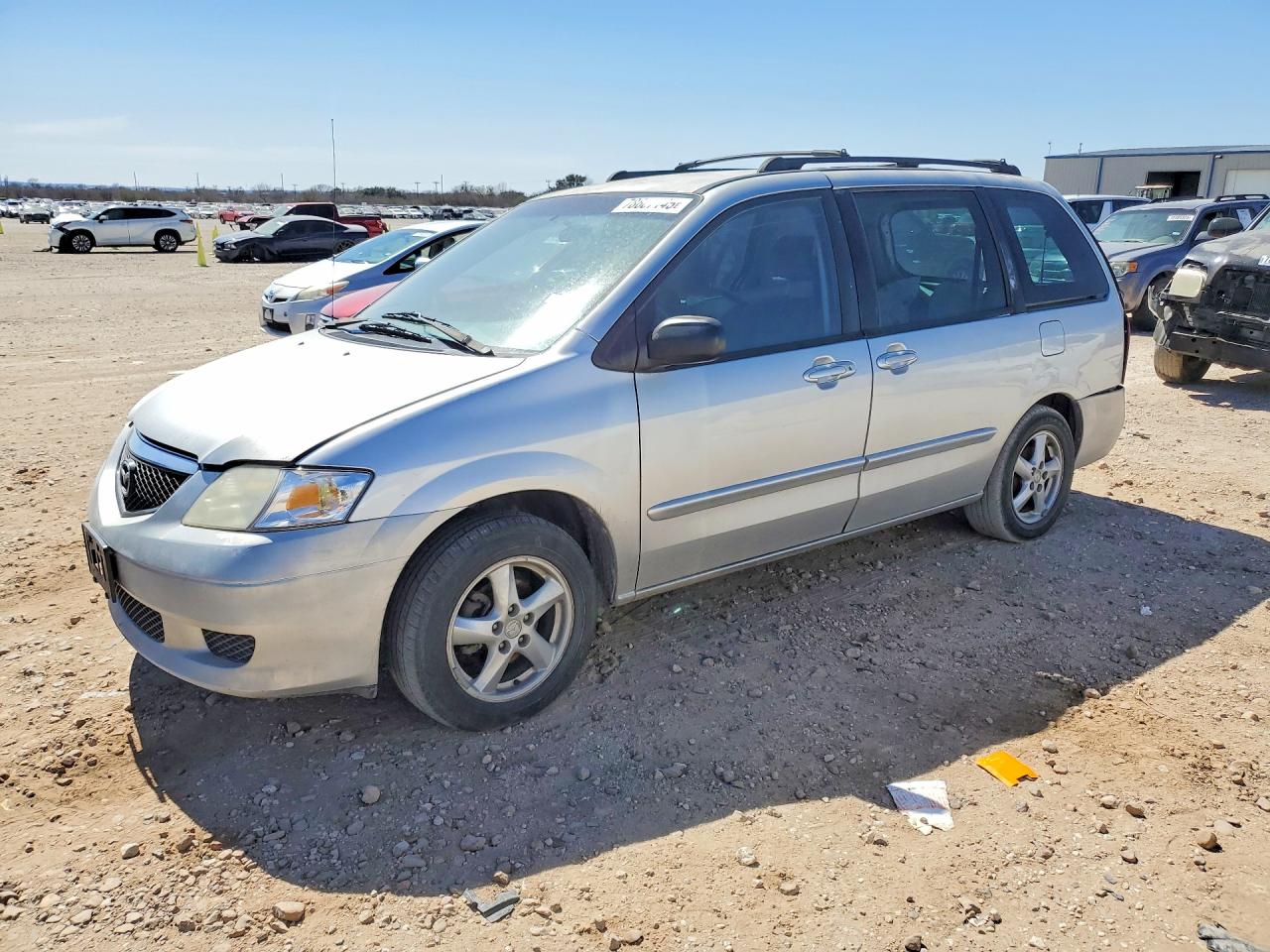 2003 Mazda Mpv Wagon Silver vin: JM3LW28A930342661