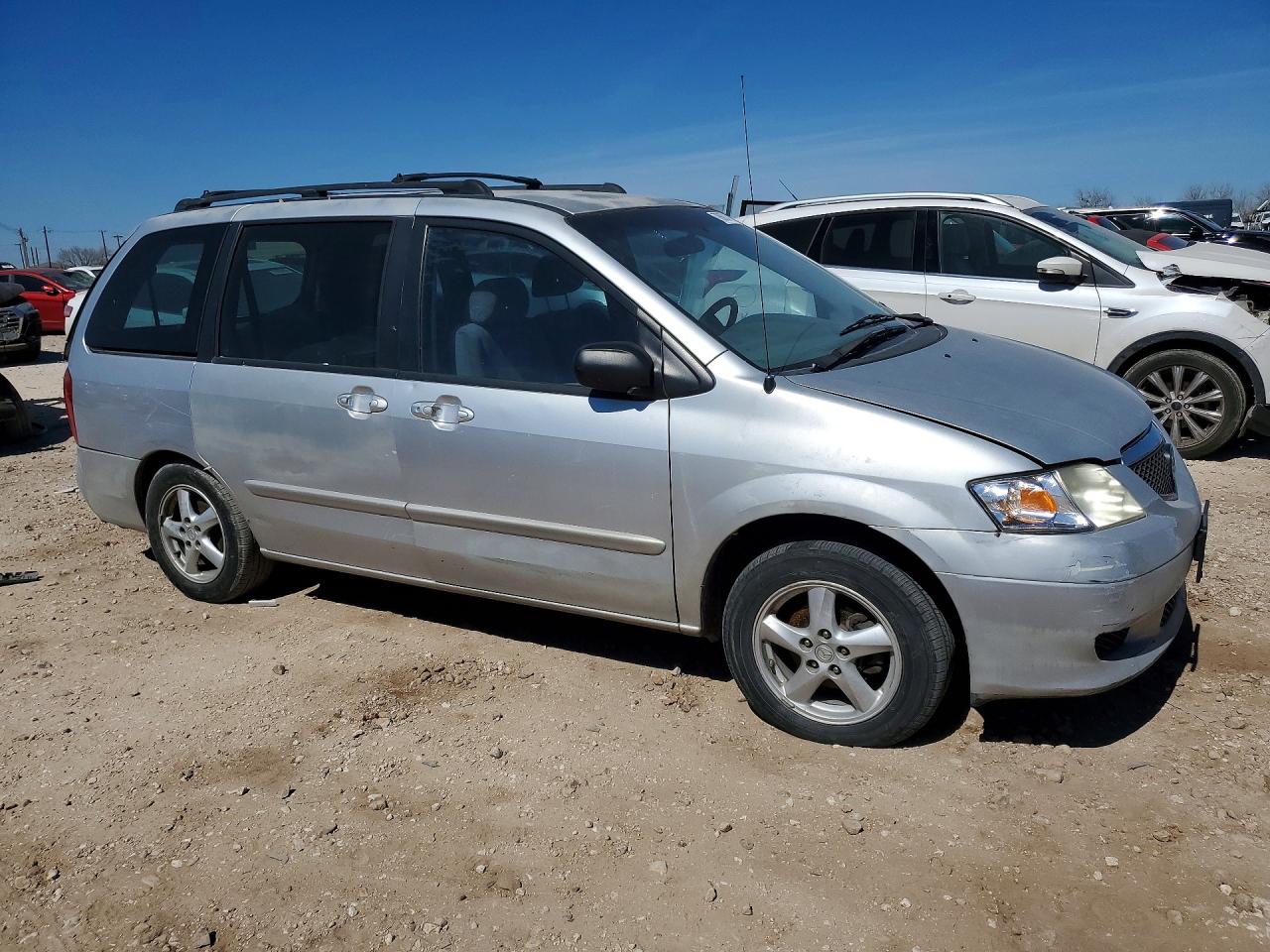 2003 Mazda Mpv Wagon Silver vin: JM3LW28A930342661