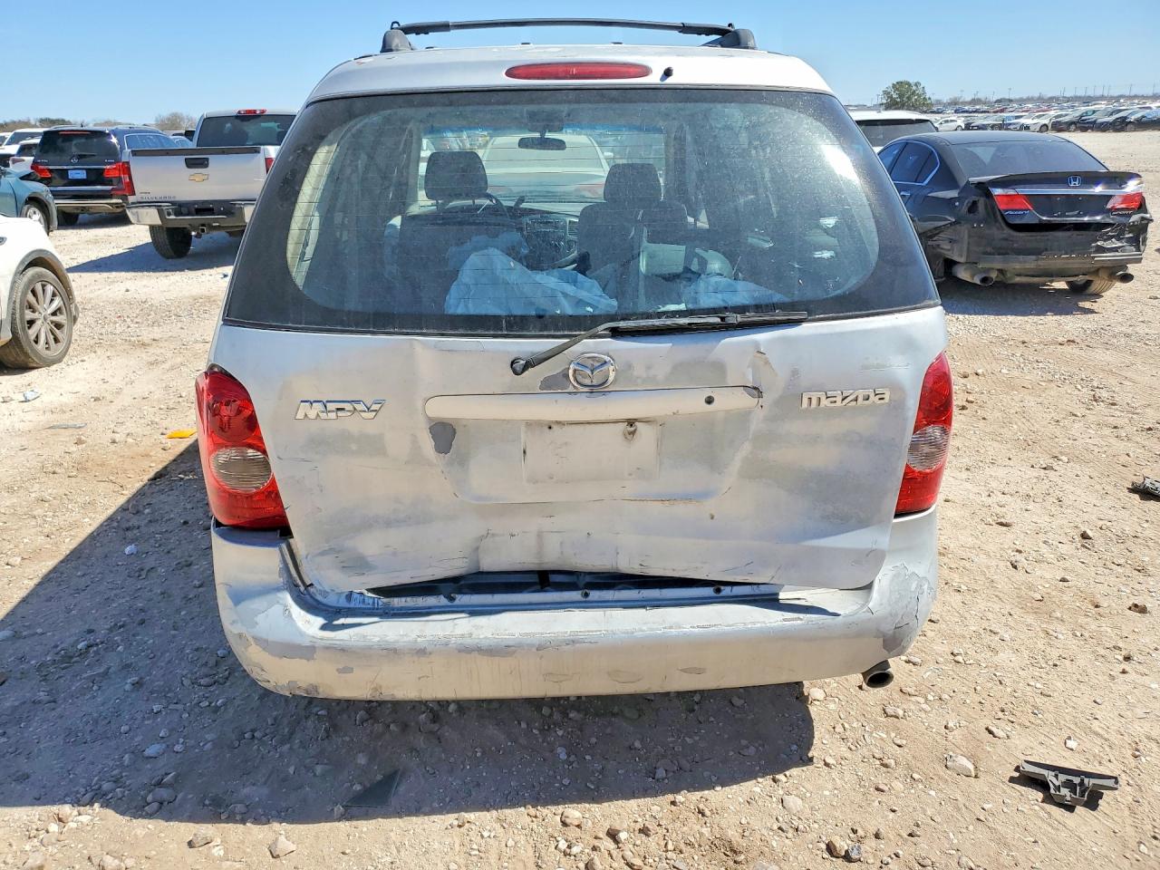 2003 Mazda Mpv Wagon Silver vin: JM3LW28A930342661