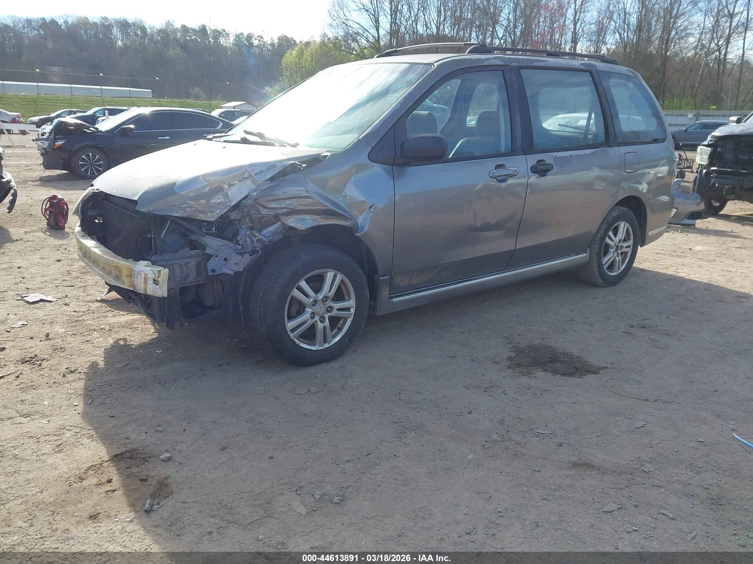 2004 Mazda Mpv Lx Gray vin: JM3LW28A940507559