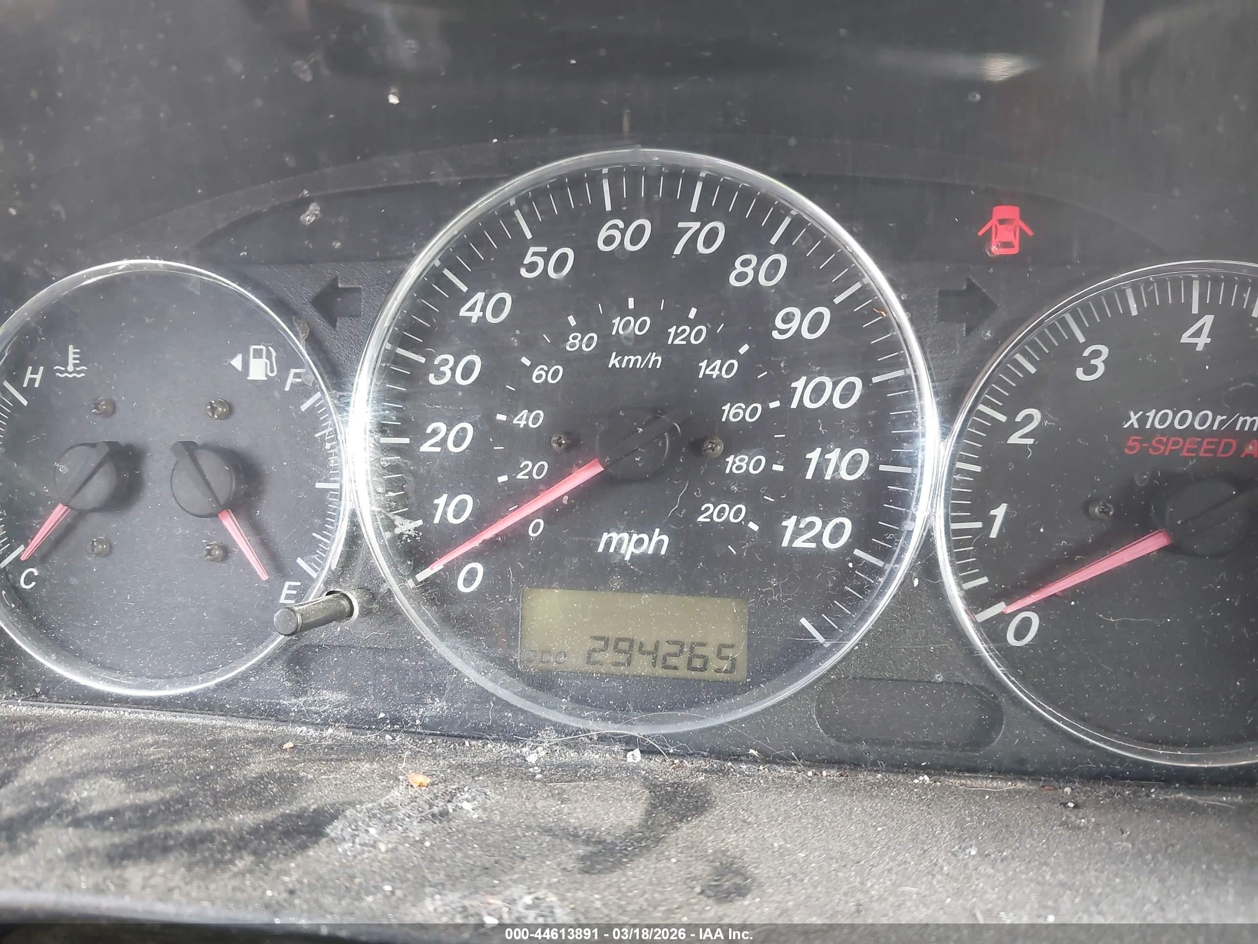 2004 Mazda Mpv Lx Gray vin: JM3LW28A940507559