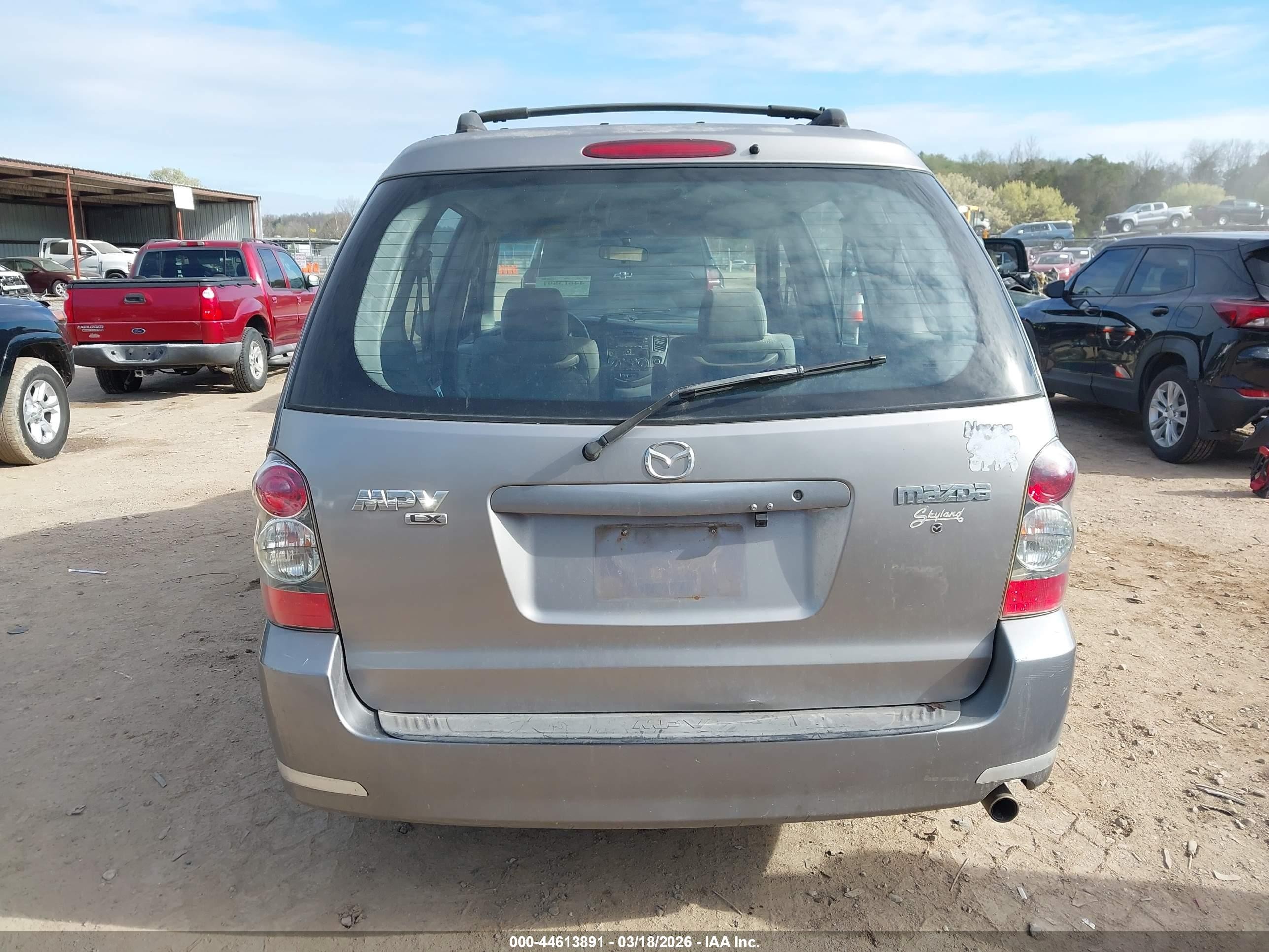 2004 Mazda Mpv Lx Gray vin: JM3LW28A940507559