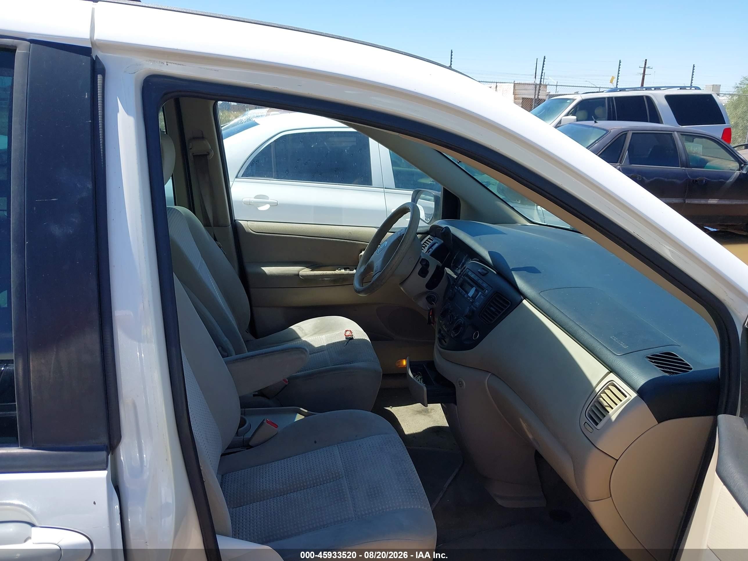 2004 Mazda Mpv Lx White vin: JM3LW28A940517492