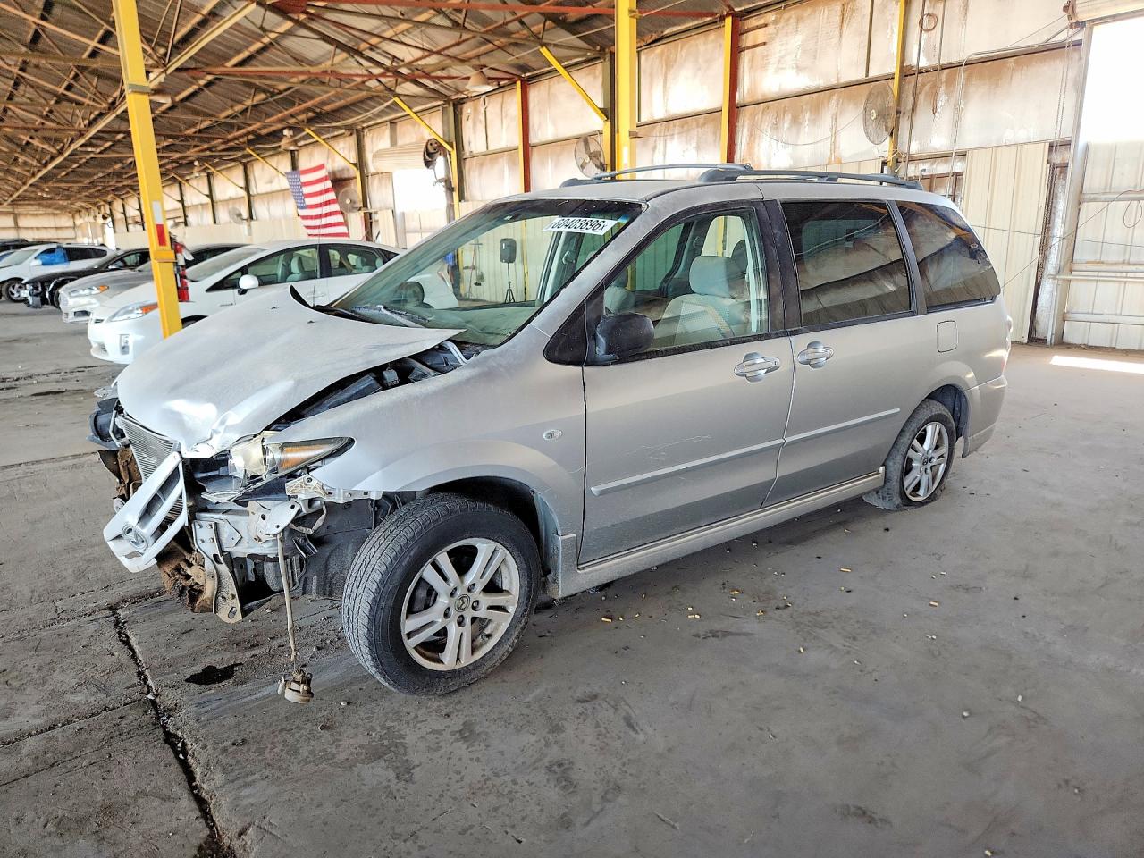 2005 Mazda Mpv Wagon Silver vin: JM3LW28A950544127