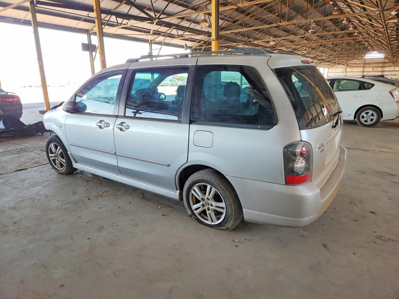 2005 Mazda Mpv Wagon Silver vin: JM3LW28A950544127