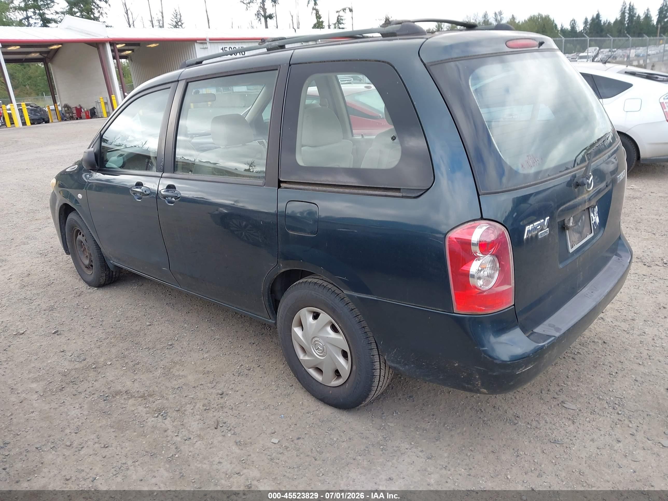 2006 Mazda Mpv Lx-sv Green vin: JM3LW28A960561866