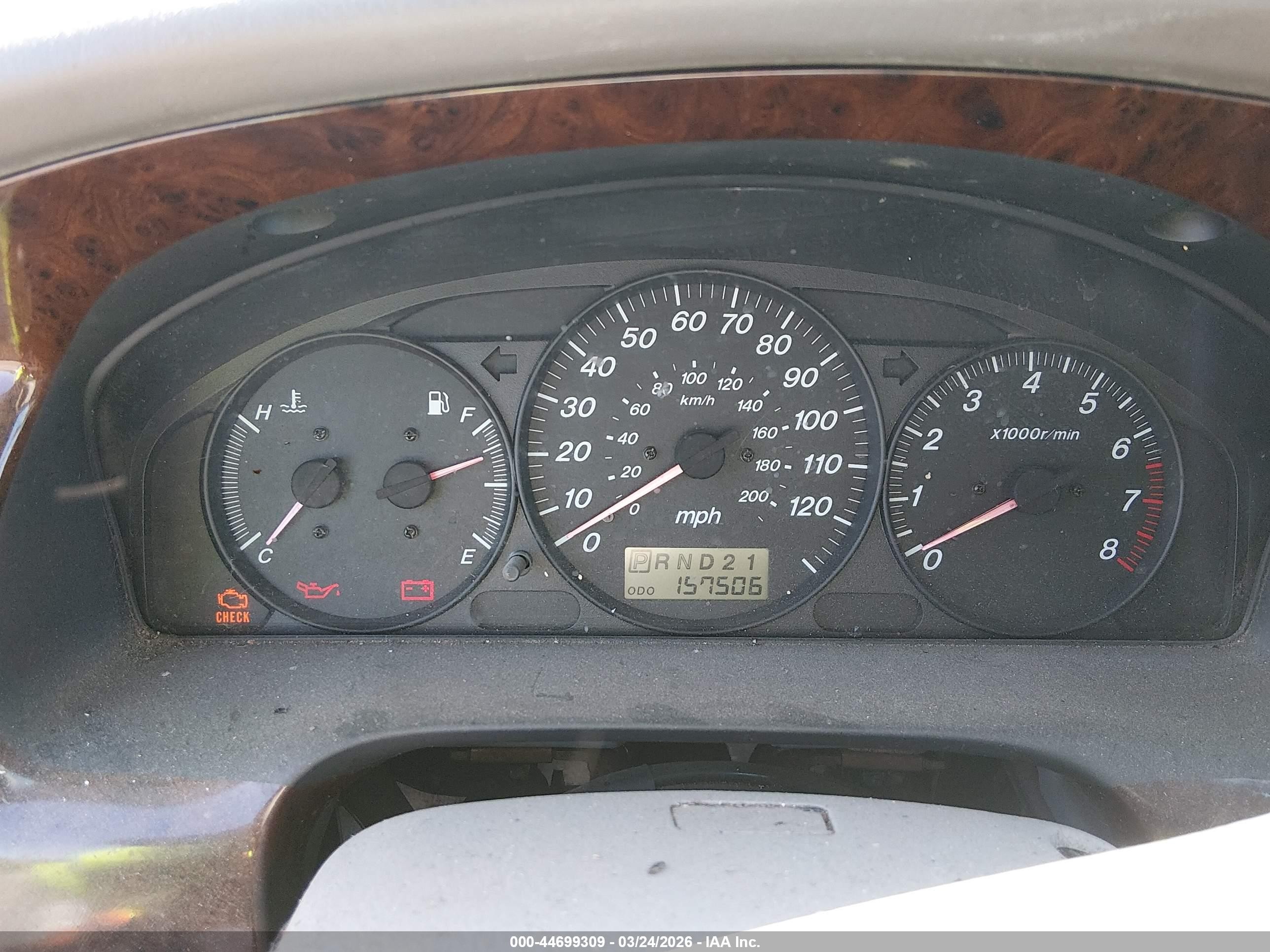 2000 Mazda Mpv Dx/es/lx Silver vin: JM3LW28G0Y0100594