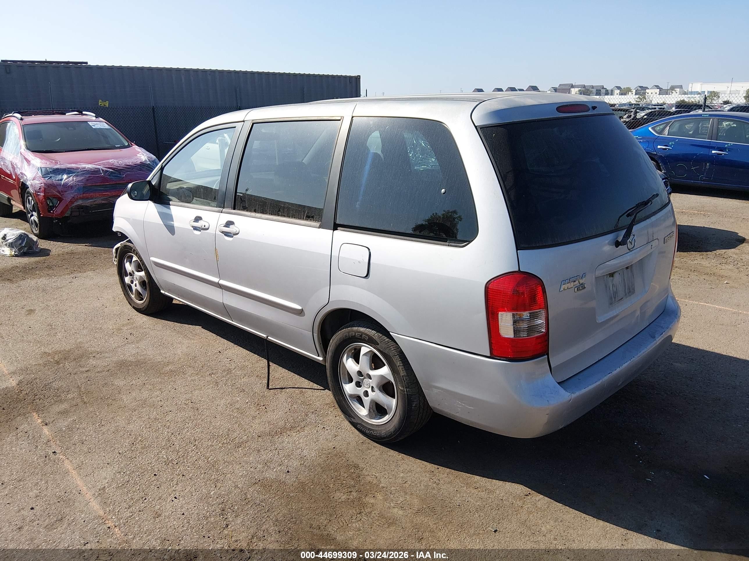 2000 Mazda Mpv Dx/es/lx Silver vin: JM3LW28G0Y0100594