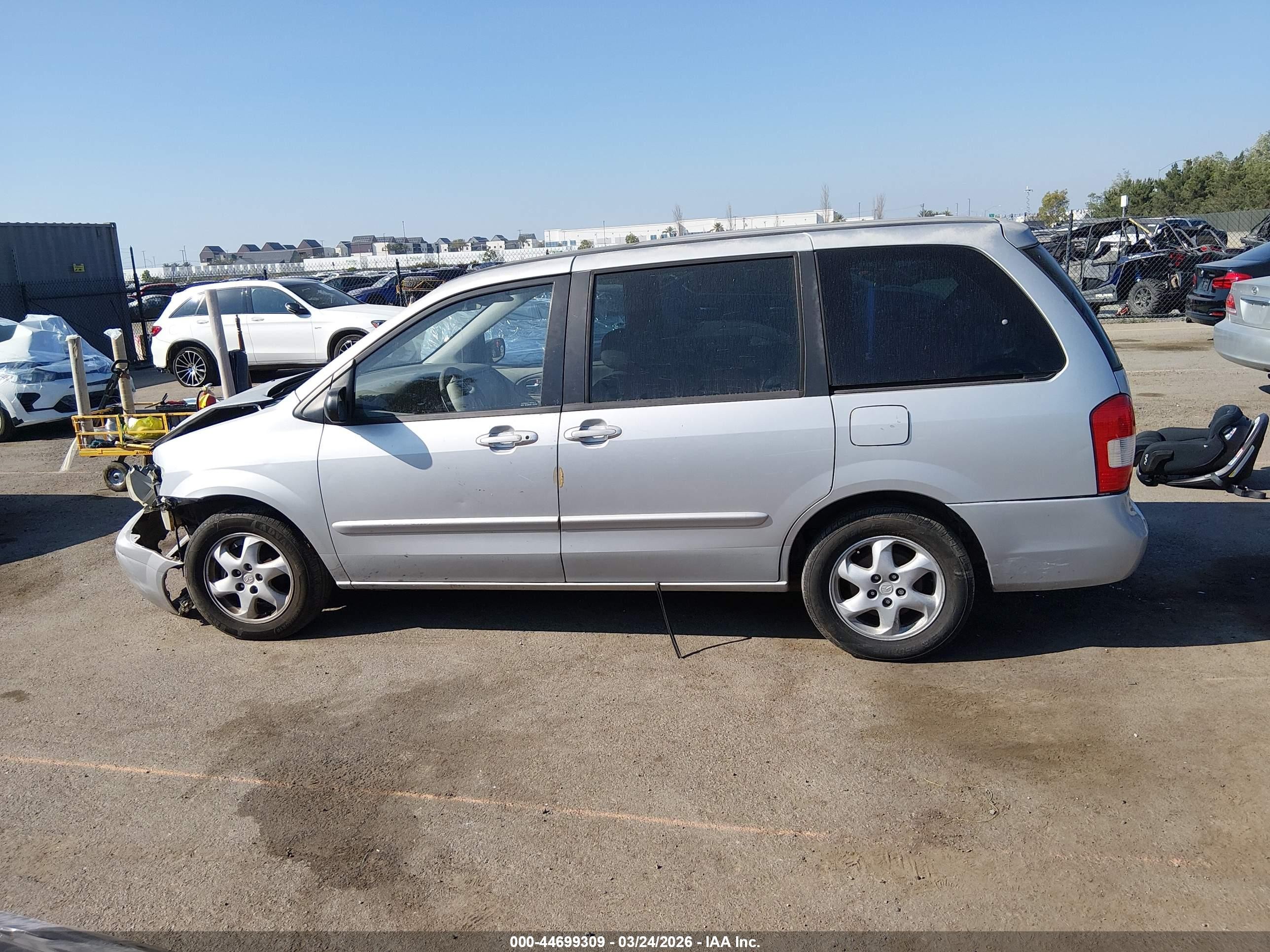 2000 Mazda Mpv Dx/es/lx Silver vin: JM3LW28G0Y0100594