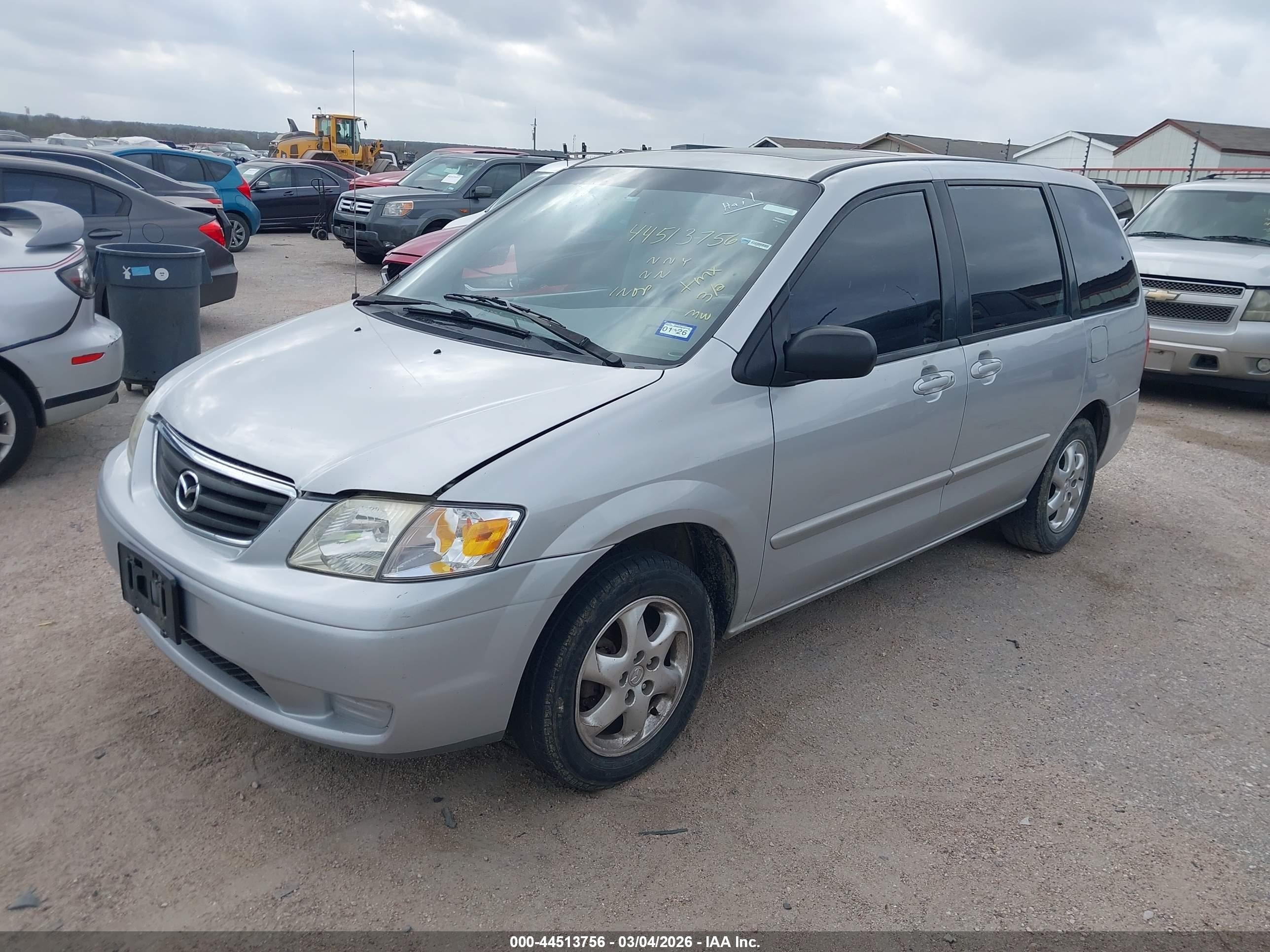 2000 Mazda Mpv   Silver vin: JM3LW28G0Y0105486