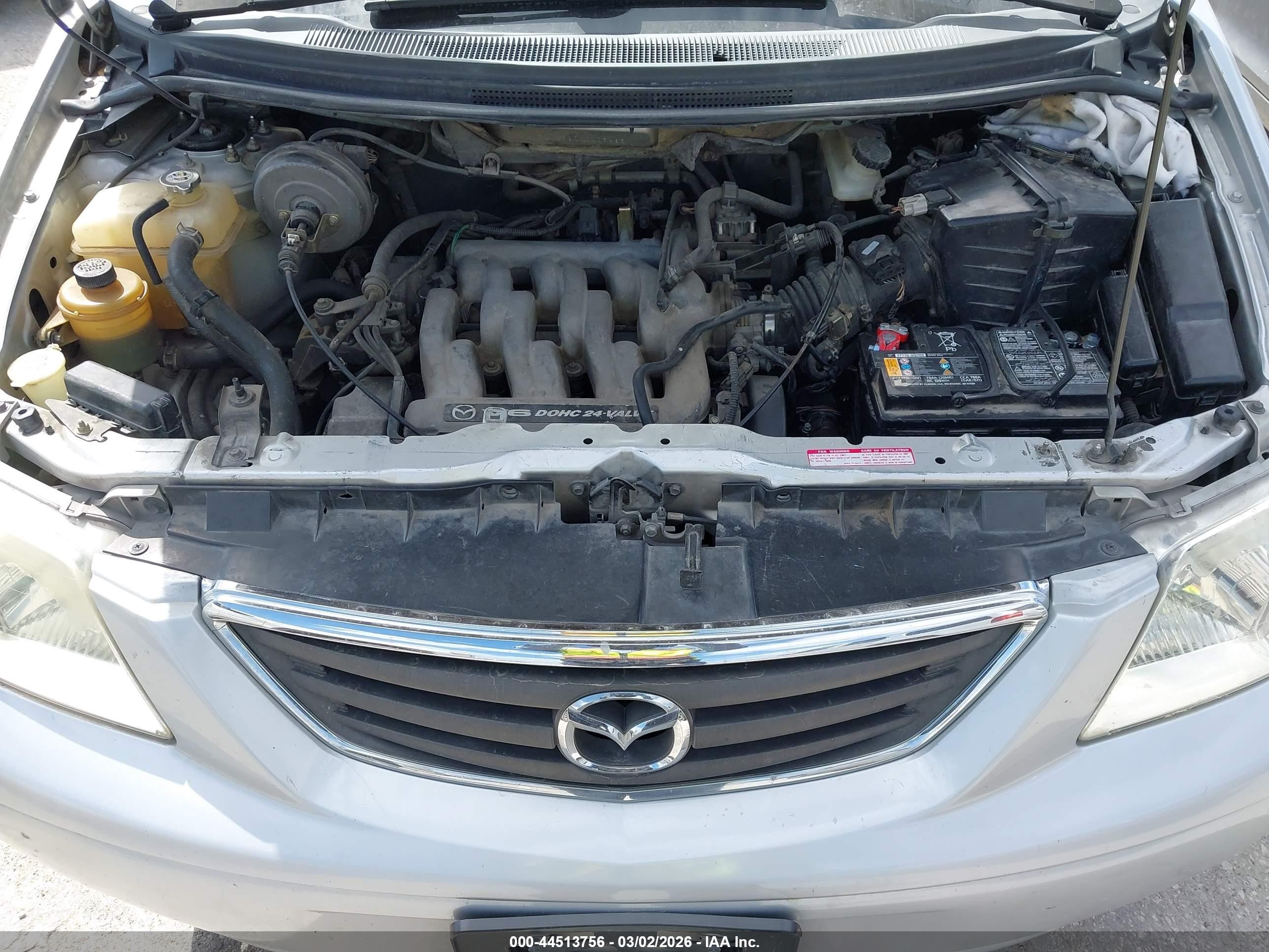 2000 Mazda Mpv   Silver vin: JM3LW28G0Y0105486