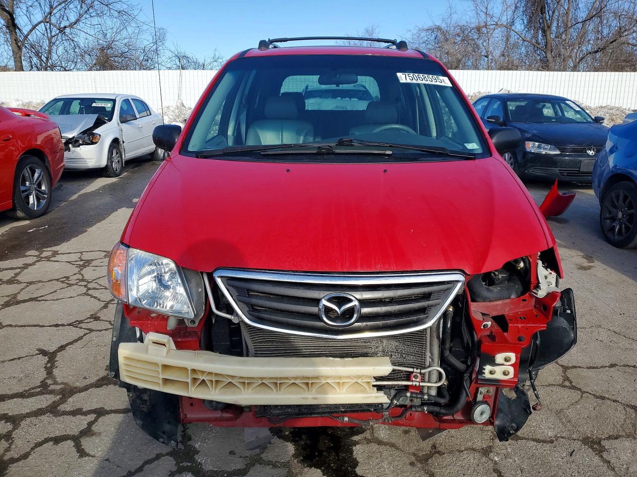 2000 Mazda Mpv Wagon Red vin: JM3LW28G1Y0129246