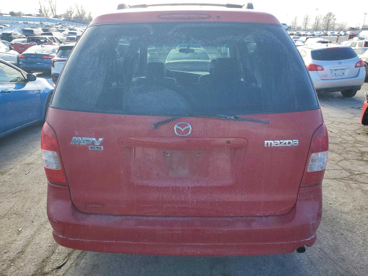 2000 Mazda Mpv Wagon Red vin: JM3LW28G1Y0129246