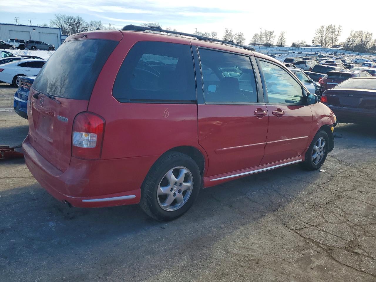 2000 Mazda Mpv Wagon Red vin: JM3LW28G1Y0129246