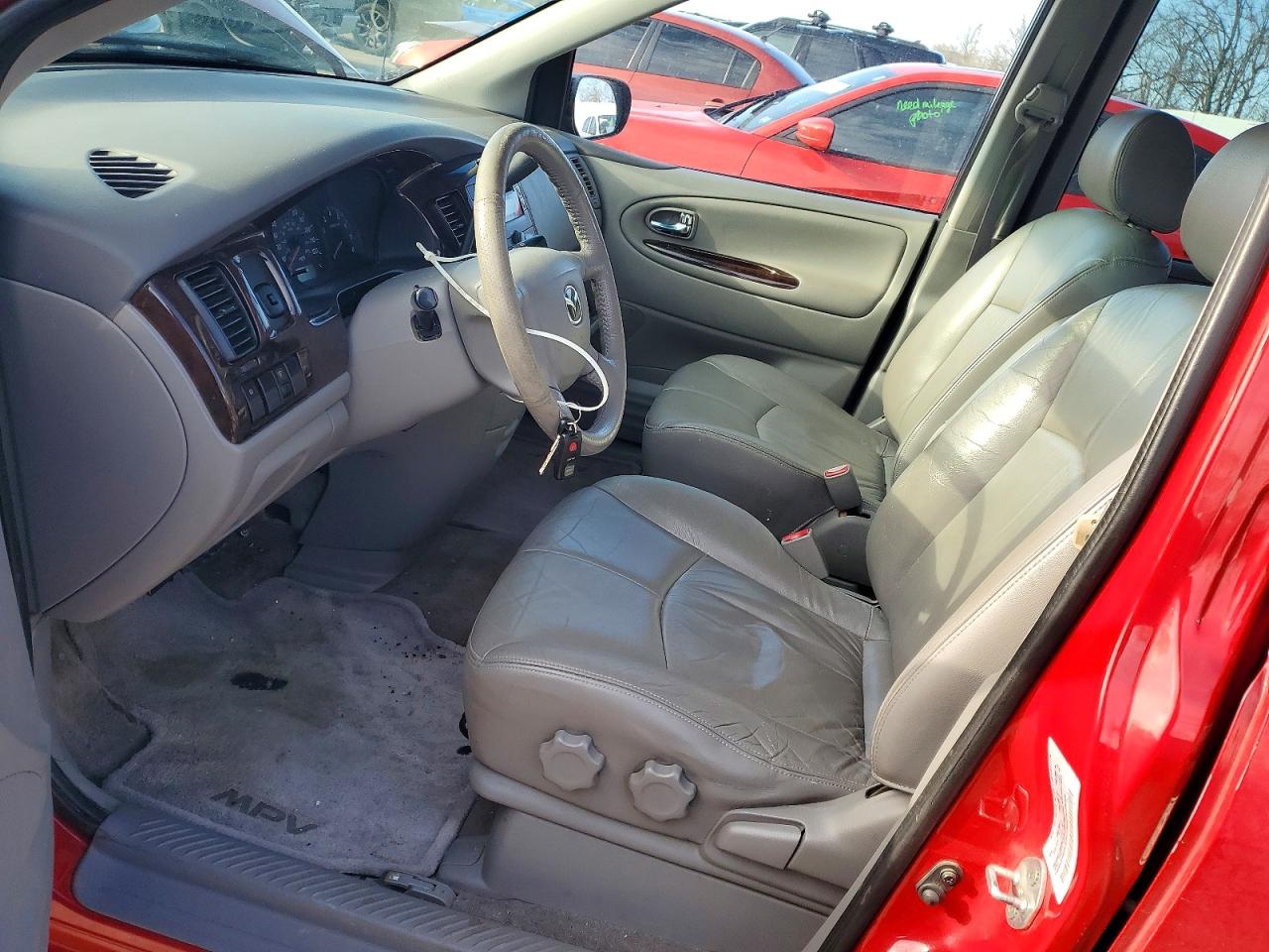 2000 Mazda Mpv Wagon Red vin: JM3LW28G1Y0129246