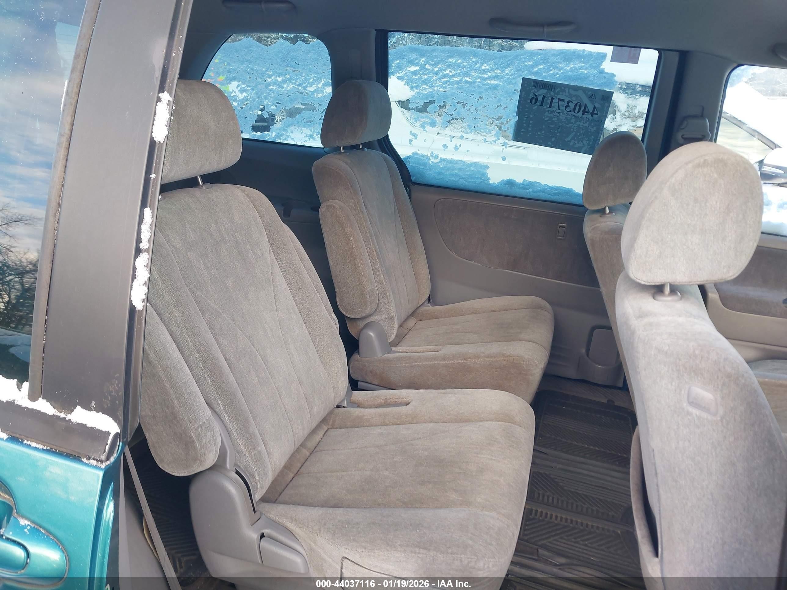2000 Mazda Mpv Dx/es/lx Turquoise vin: JM3LW28G4Y0133503