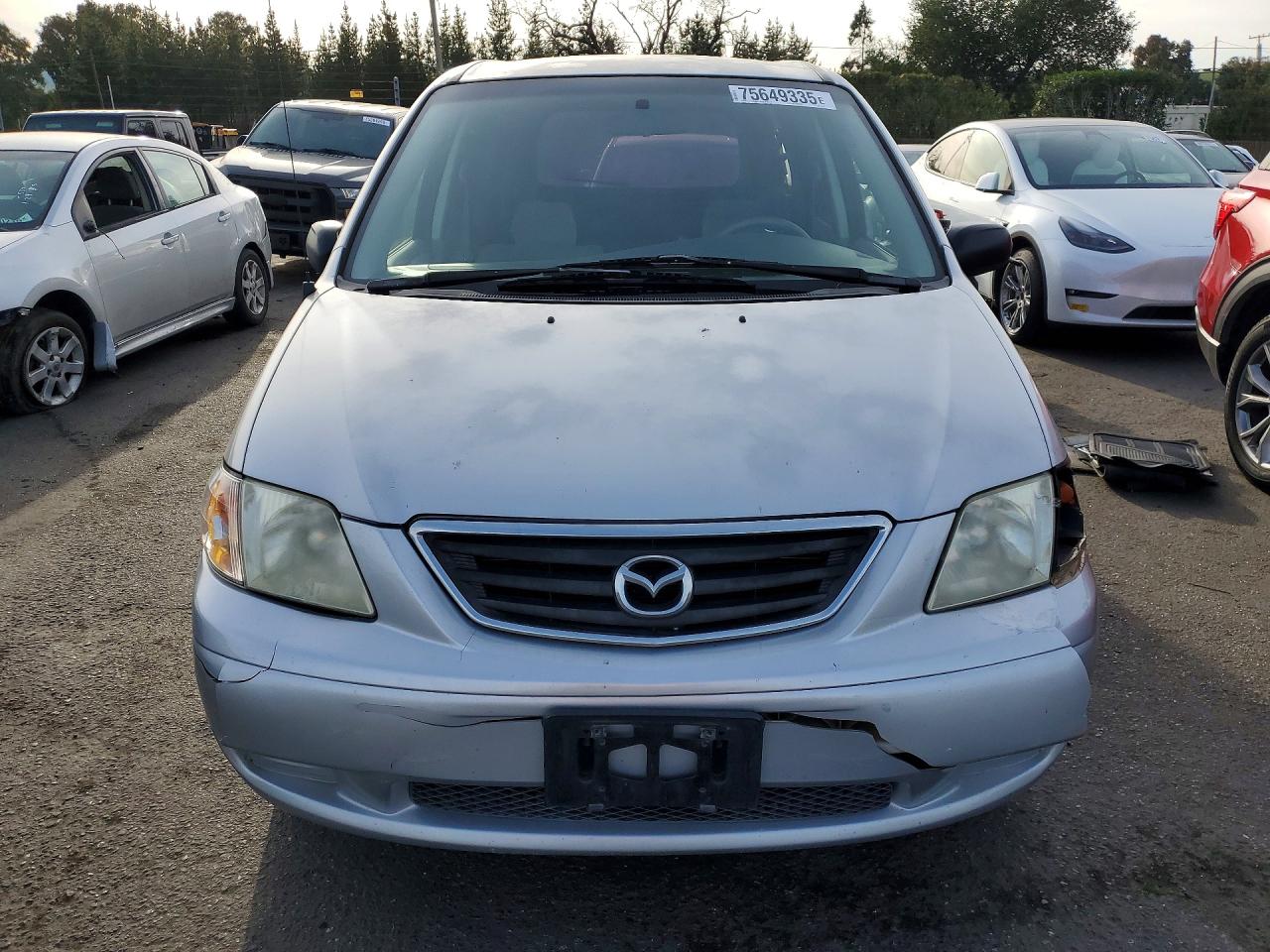 2000 Mazda Mpv Wagon Silver vin: JM3LW28G4Y0153797
