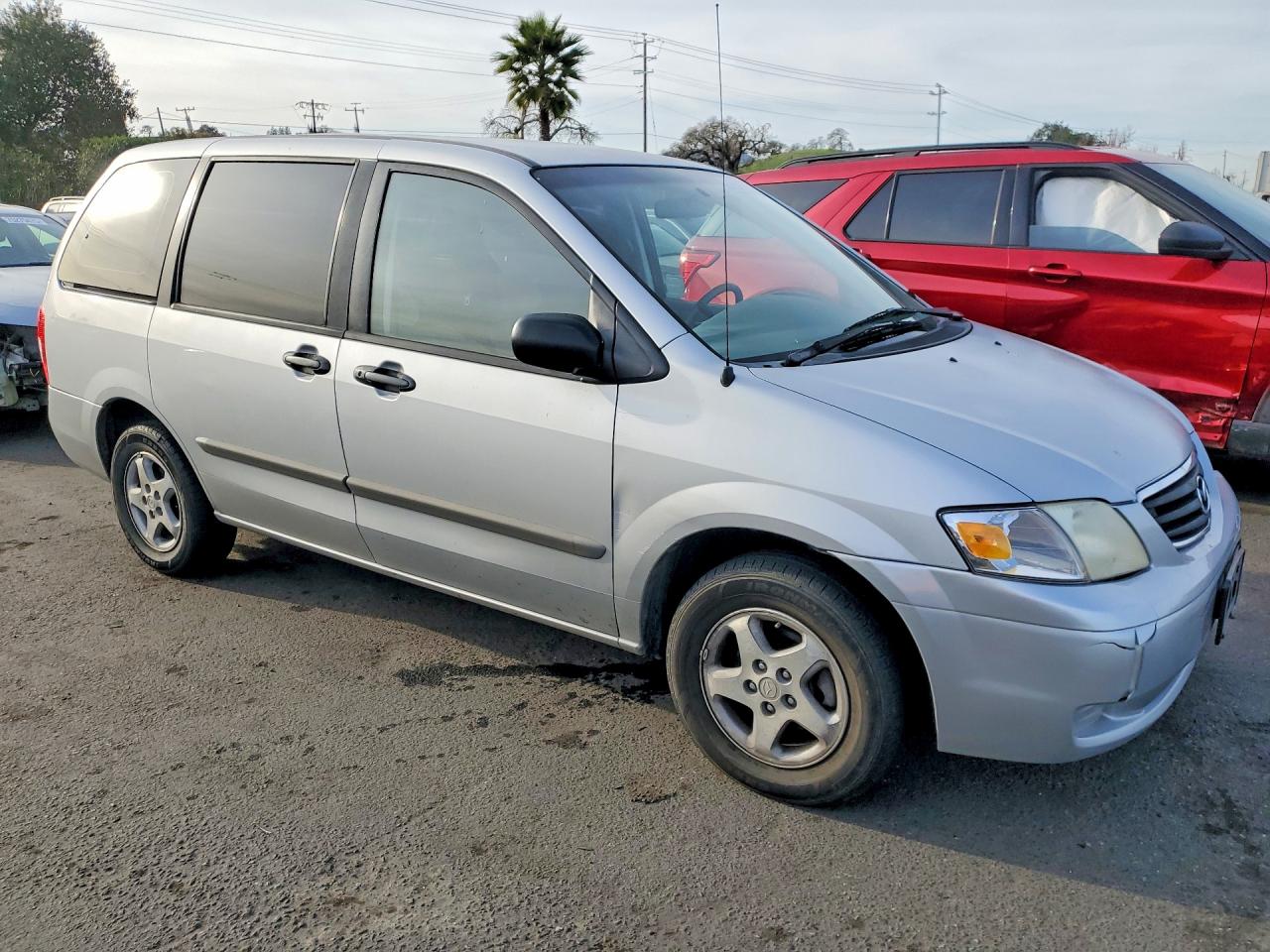 2000 Mazda Mpv Wagon Silver vin: JM3LW28G4Y0153797