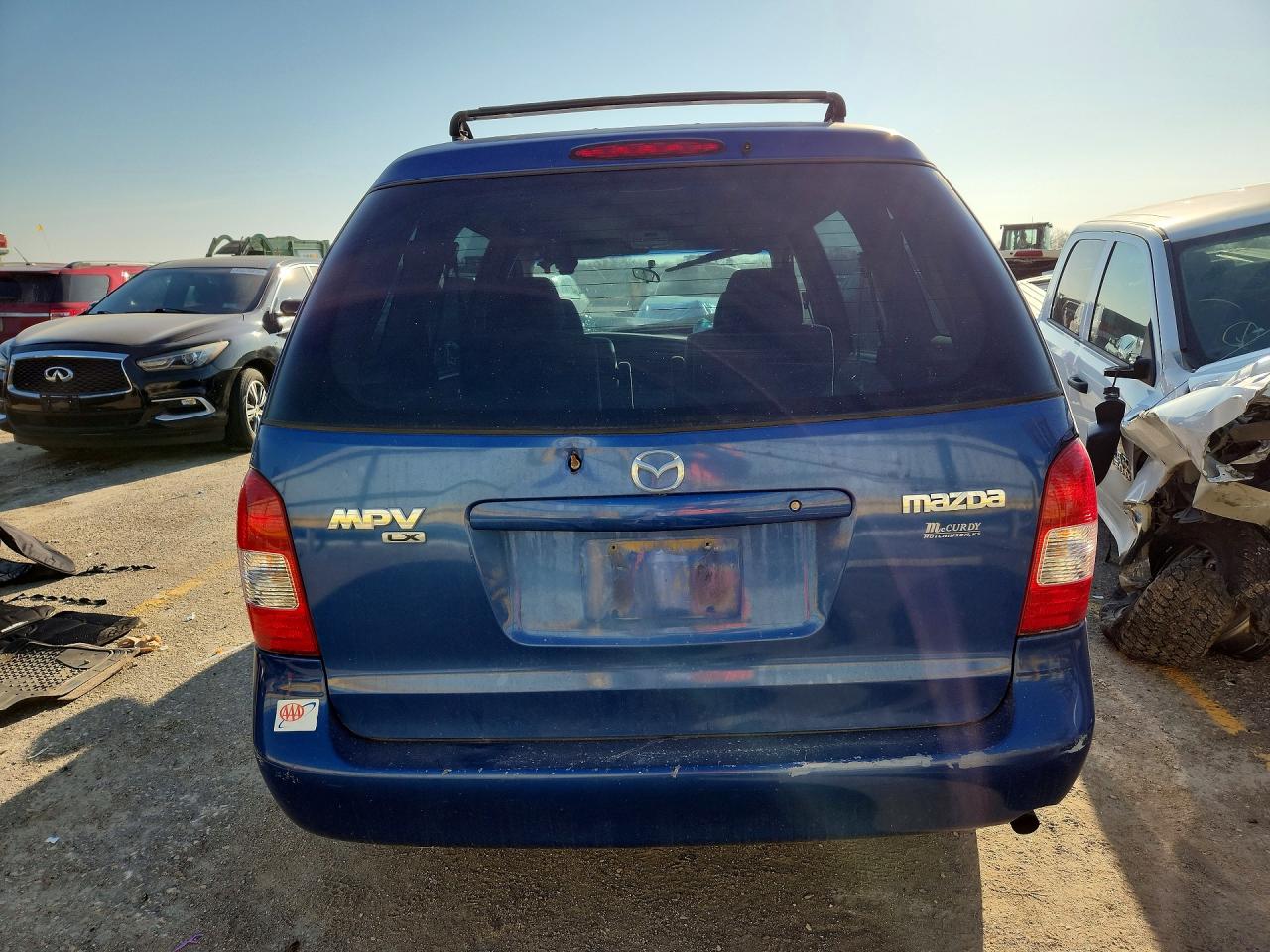 2000 Mazda Mpv Wagon Blue vin: JM3LW28G6Y0102527