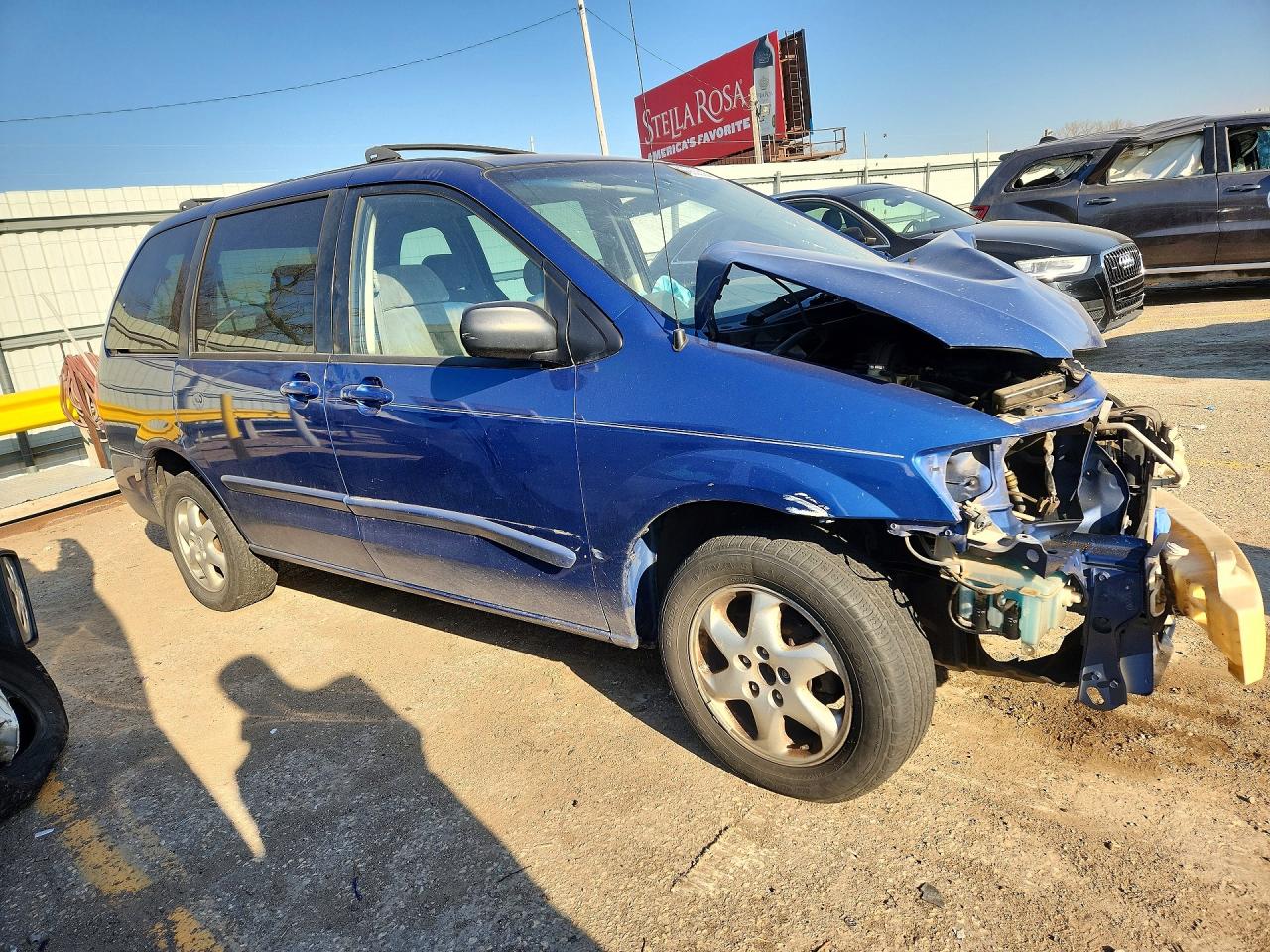 2000 Mazda Mpv Wagon Blue vin: JM3LW28G6Y0102527
