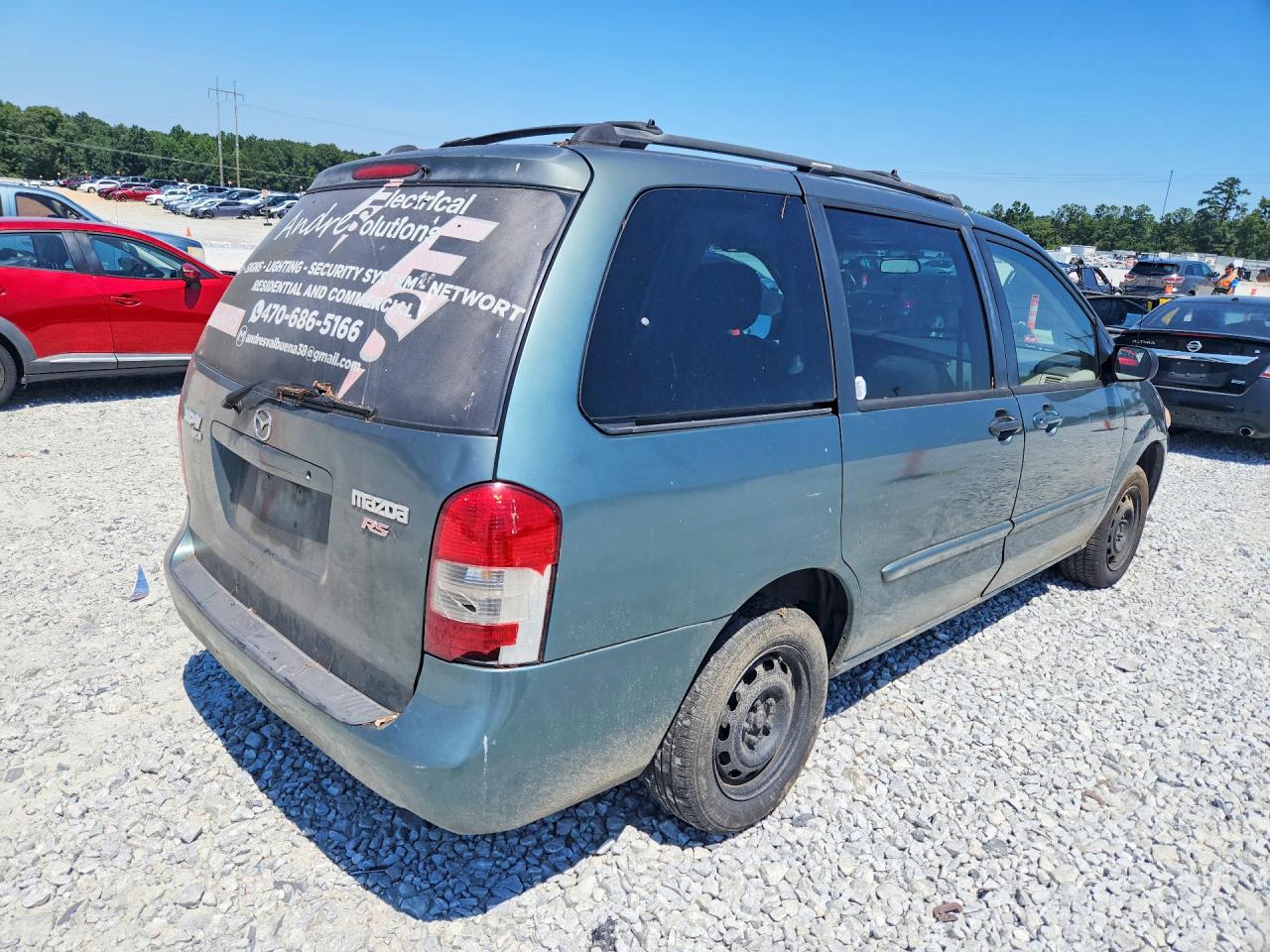 2000 Mazda Mpv Wagon Green vin: JM3LW28G6Y0157690