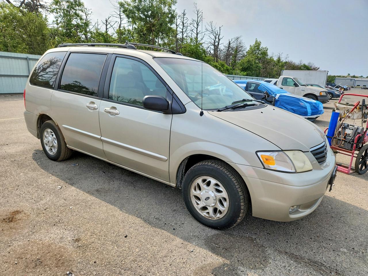 2001 Mazda Mpv Wagon Бежевый vin: JM3LW28G710181292