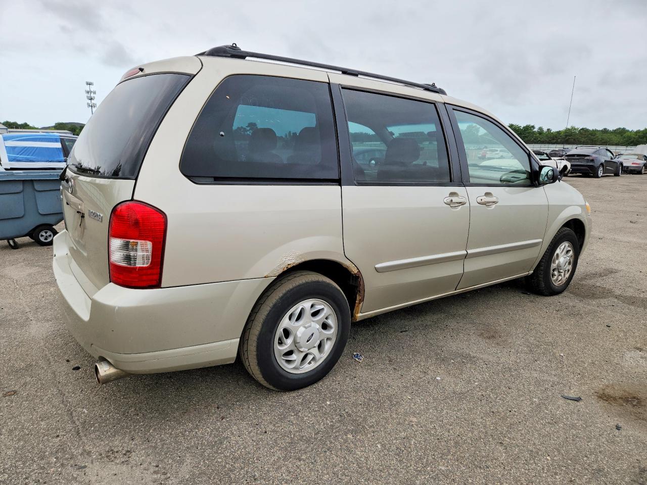 2001 Mazda Mpv Wagon Бежевый vin: JM3LW28G710181292