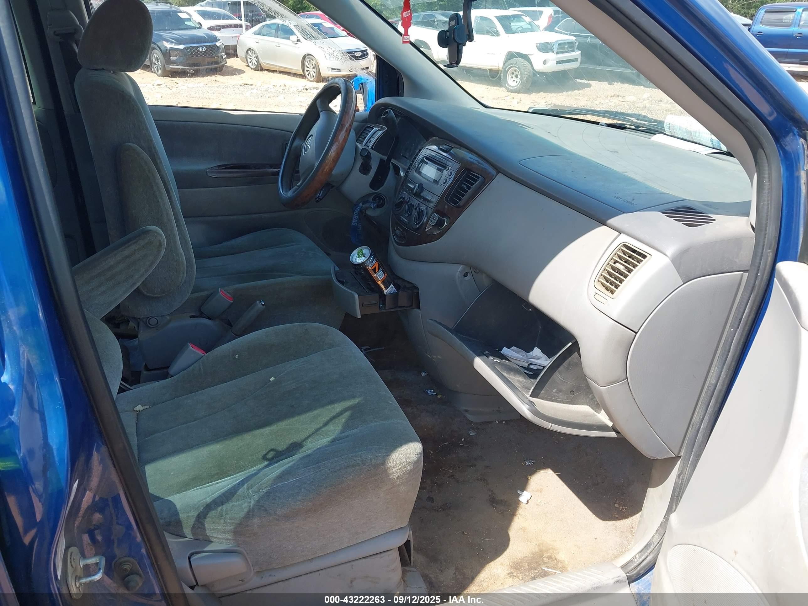 2000 Mazda Mpv Dx/es/lx Blue vin: JM3LW28G8Y0104490