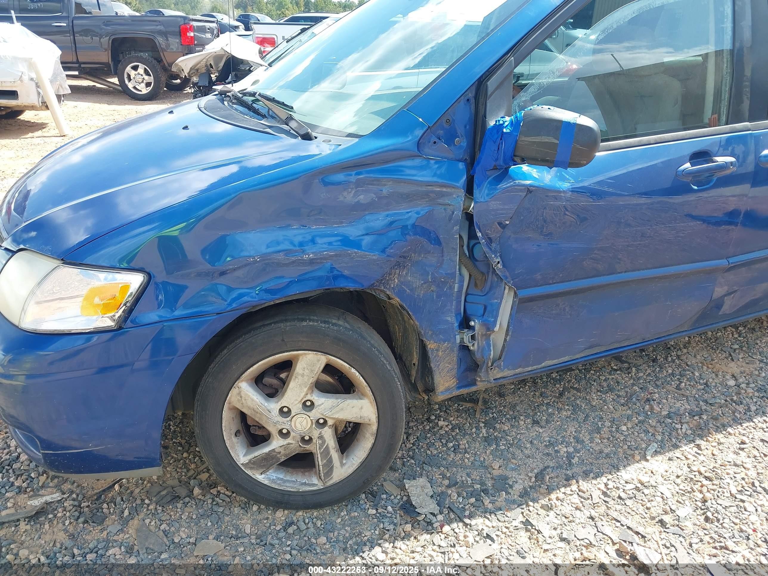 2000 Mazda Mpv Dx/es/lx Blue vin: JM3LW28G8Y0104490