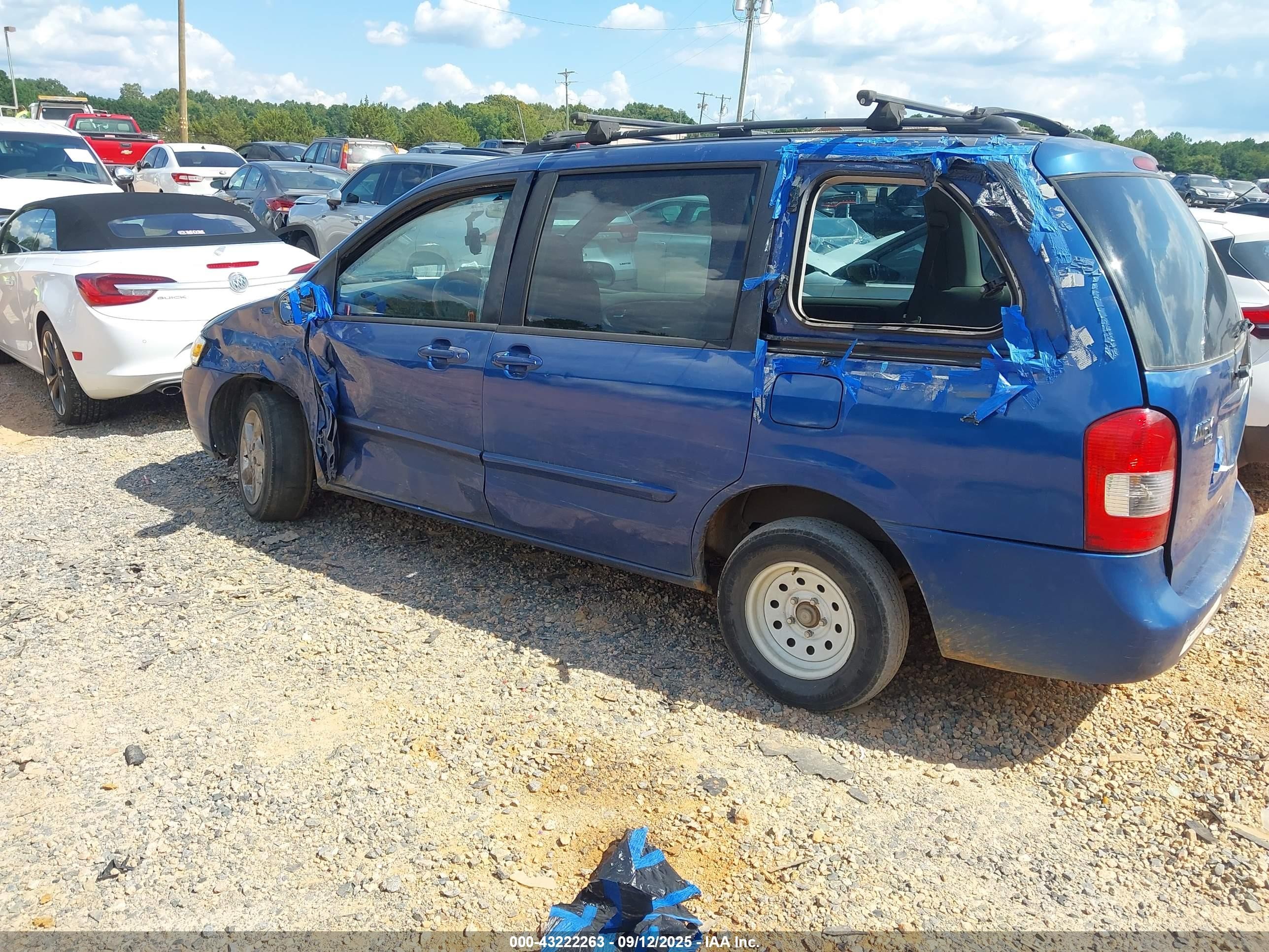 2000 Mazda Mpv Dx/es/lx Blue vin: JM3LW28G8Y0104490