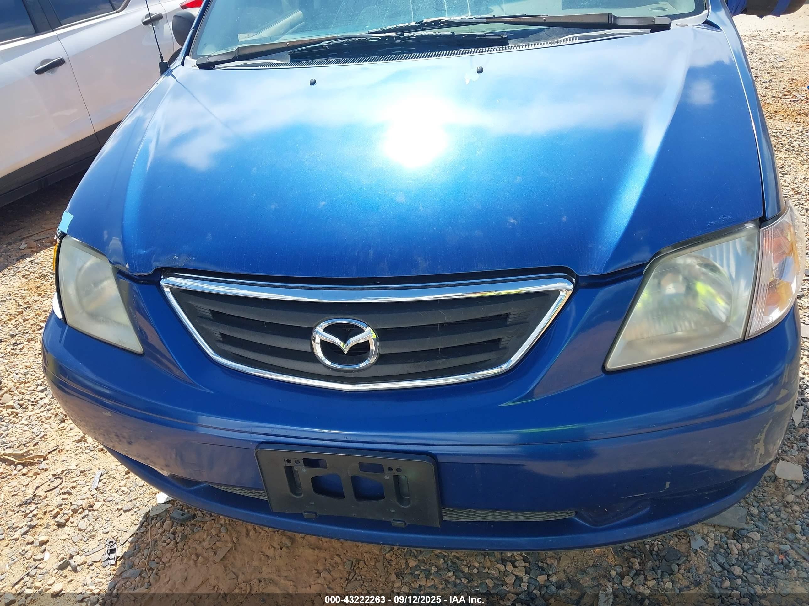2000 Mazda Mpv Dx/es/lx Blue vin: JM3LW28G8Y0104490