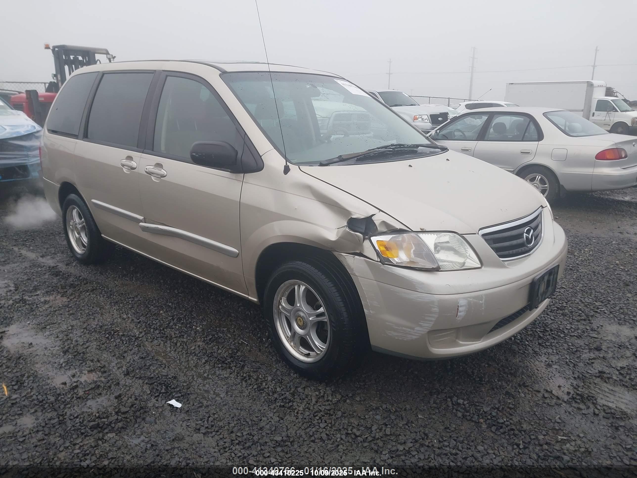 2000 Mazda Mpv Dx/es/lx Gold vin: JM3LW28G8Y0113447