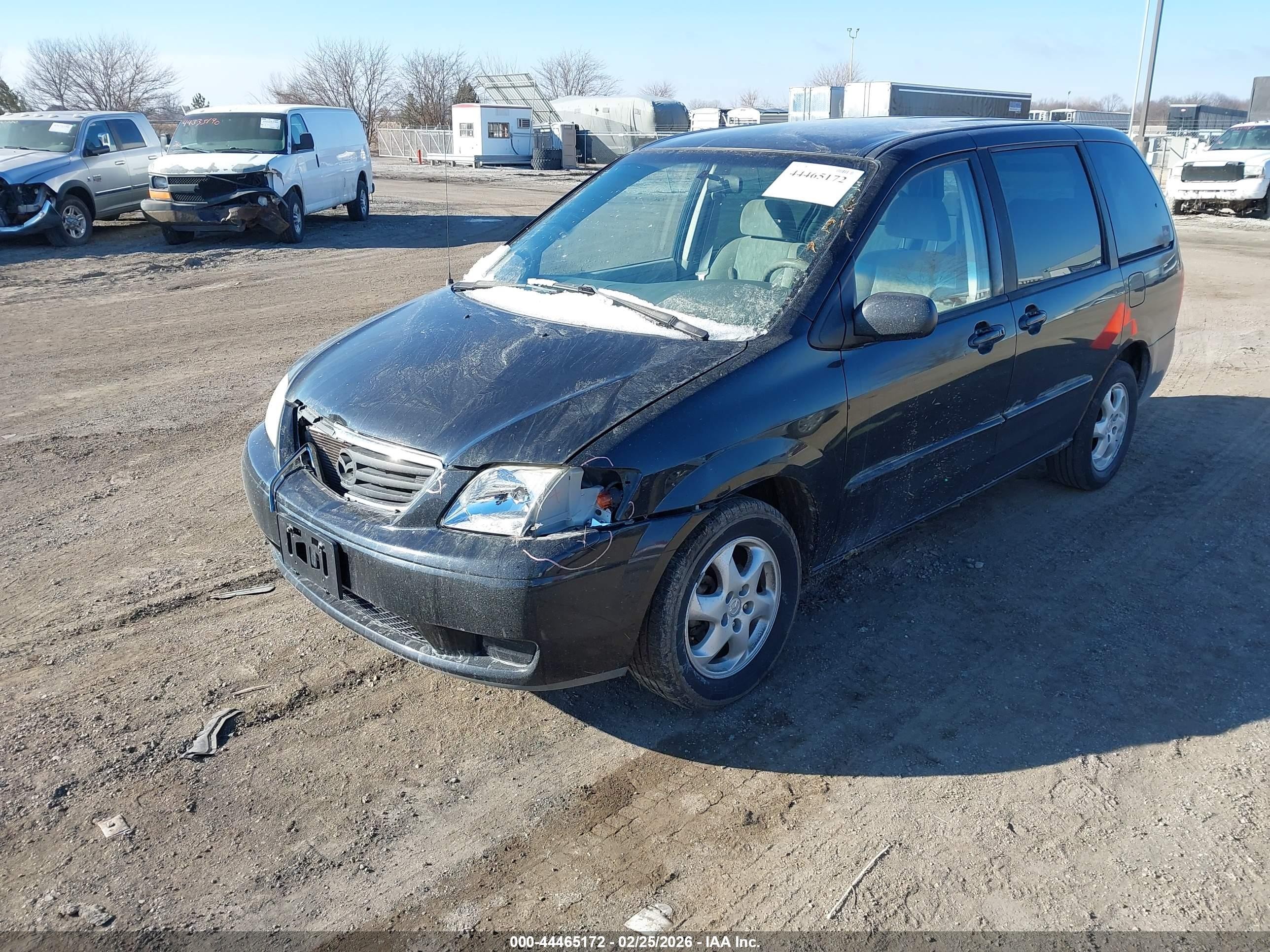 2000 Mazda Mpv Dx/es/lx Dark Blue vin: JM3LW28G9Y0104238