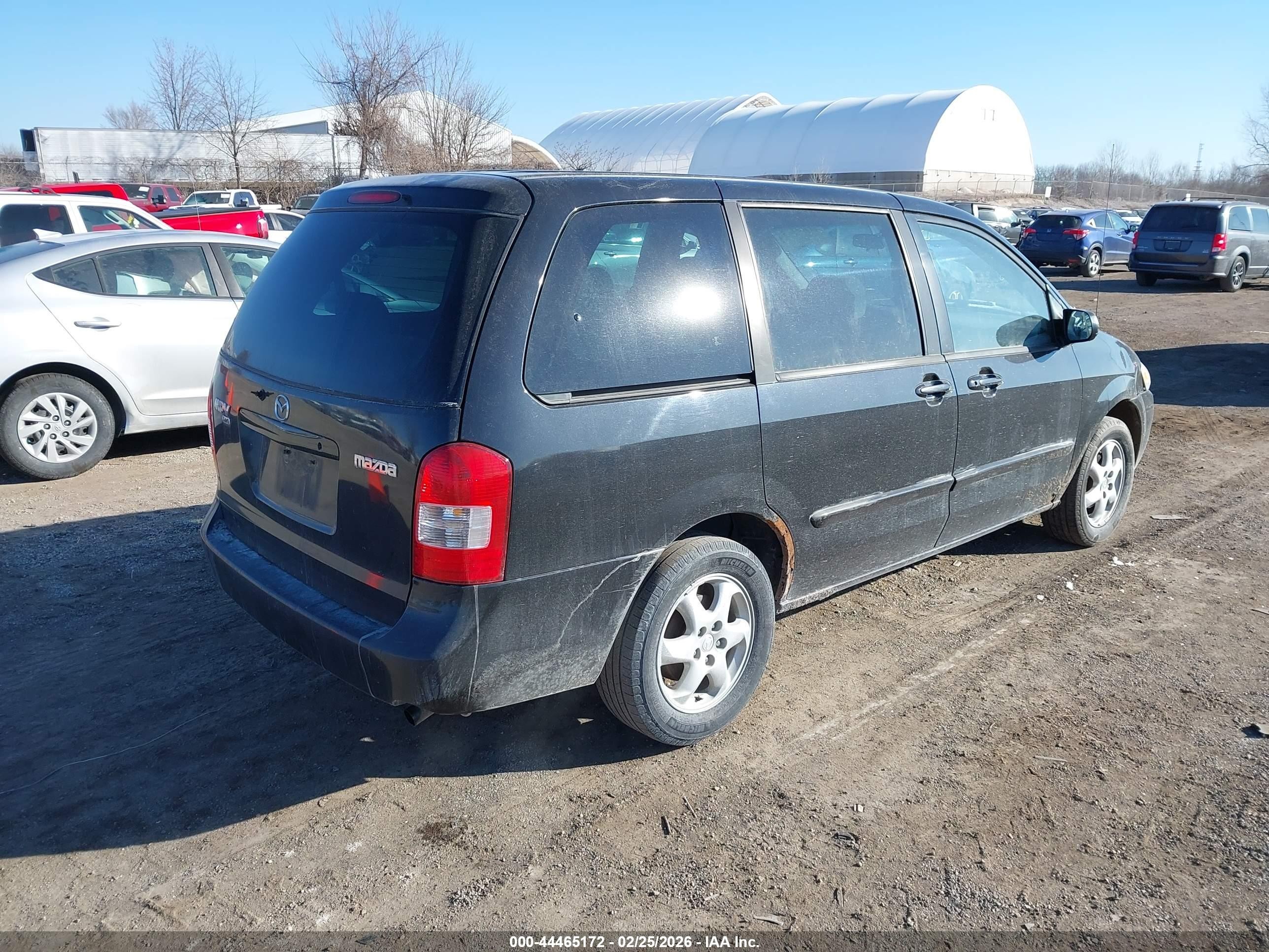 2000 Mazda Mpv Dx/es/lx Dark Blue vin: JM3LW28G9Y0104238