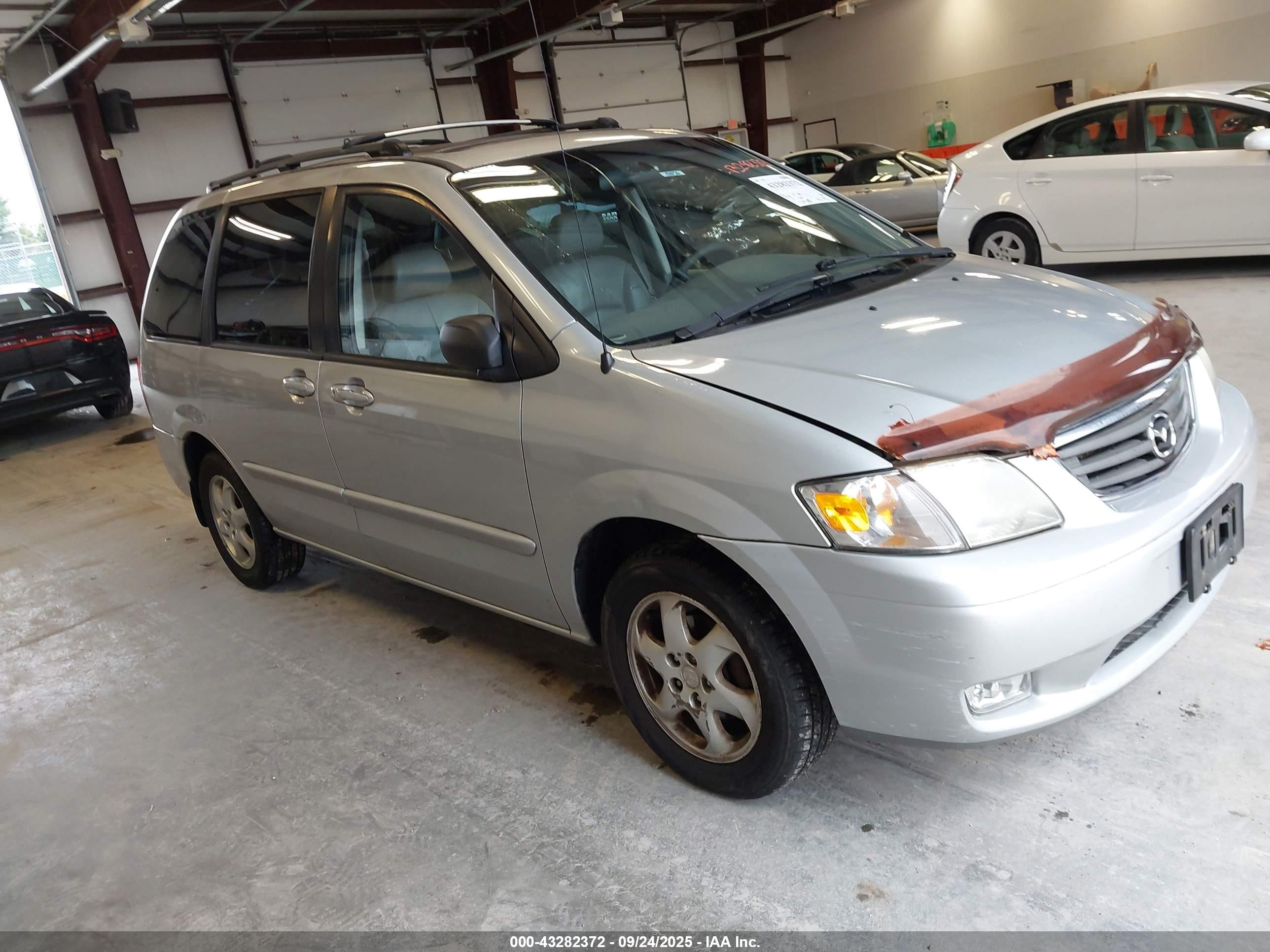 2000 Mazda Mpv Dx/es/lx Silver vin: JM3LW28G9Y0131908