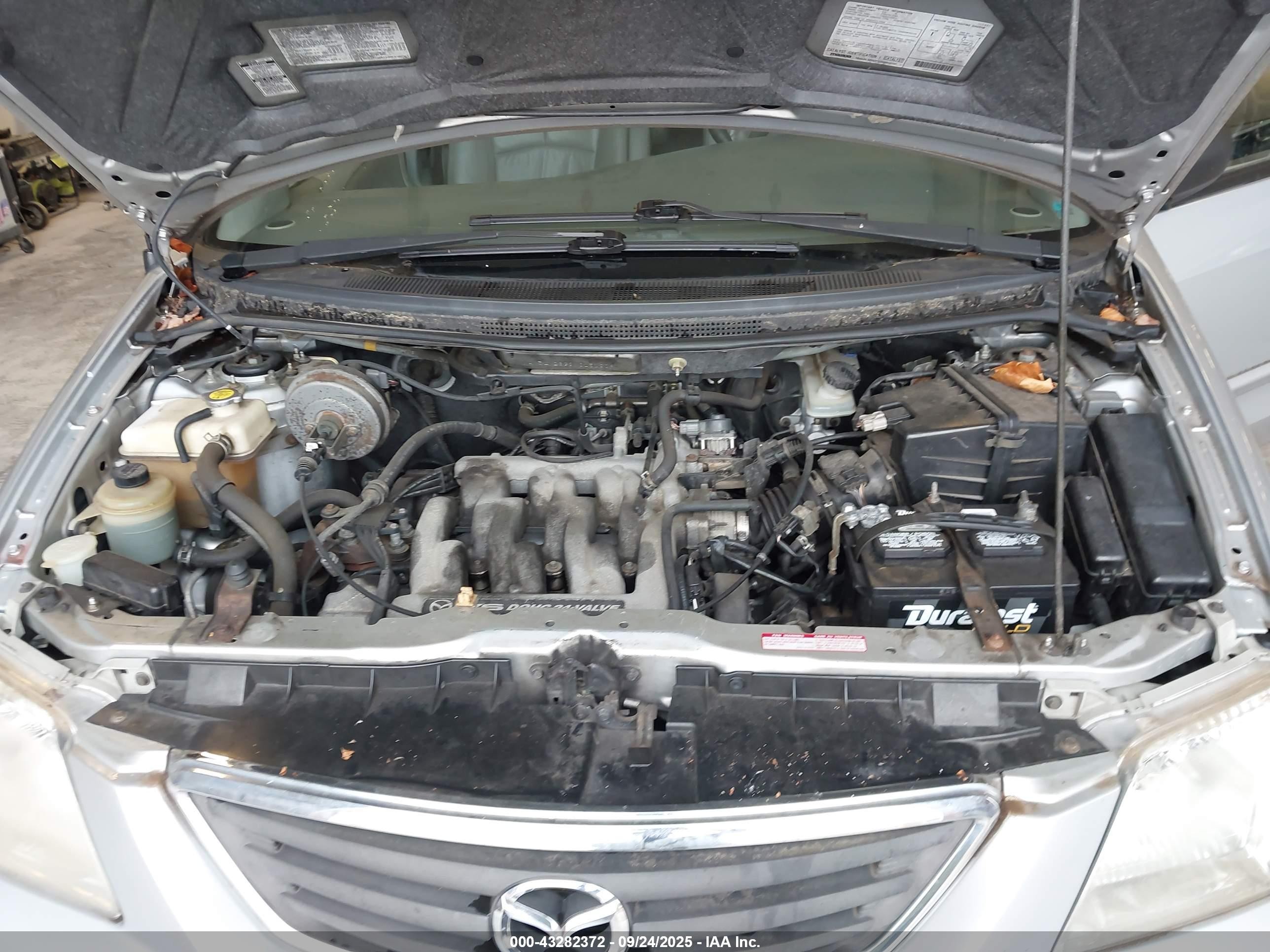 2000 Mazda Mpv Dx/es/lx Silver vin: JM3LW28G9Y0131908